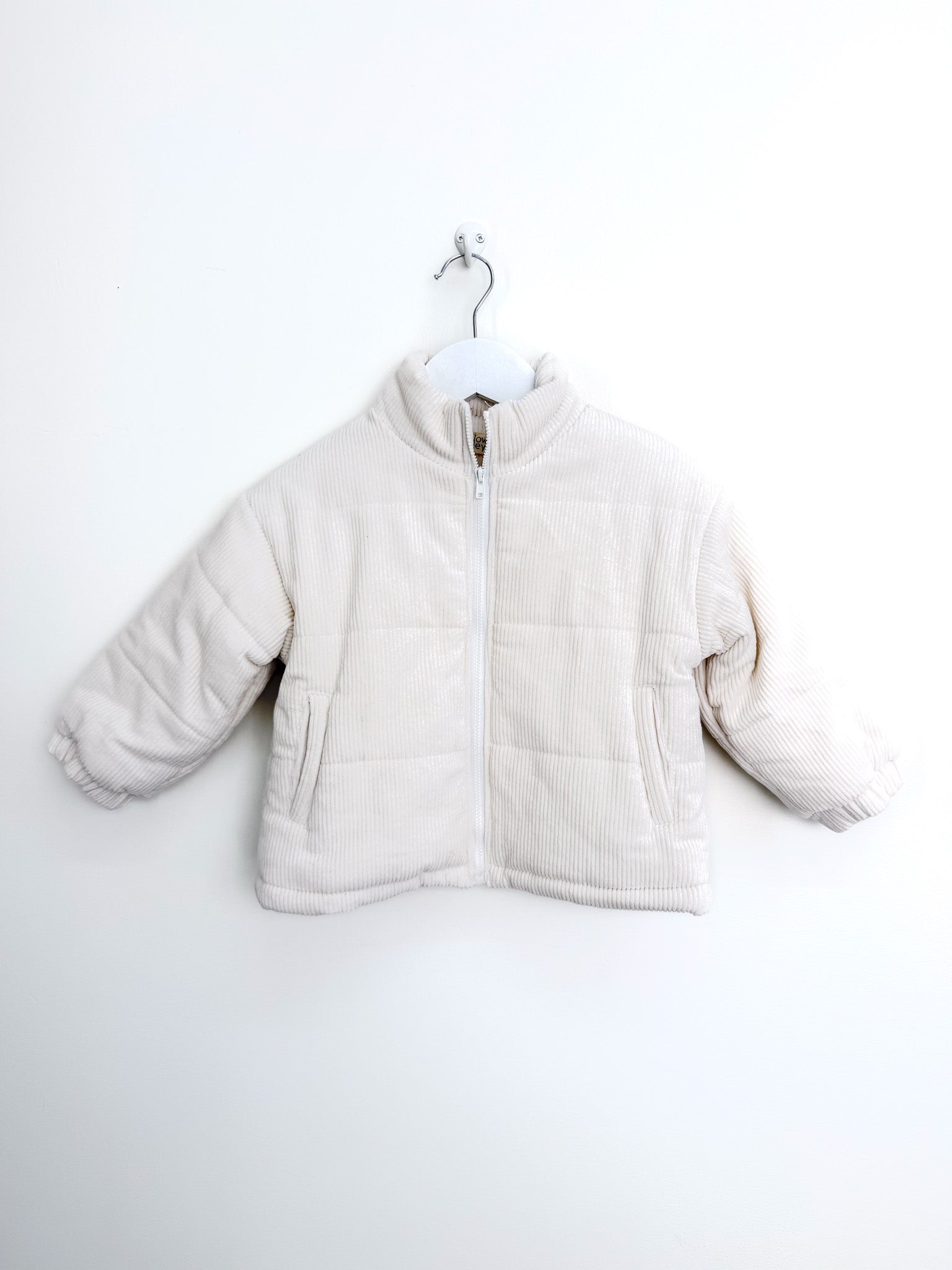 Harlow + Oakley cord bomber jacket (3y)