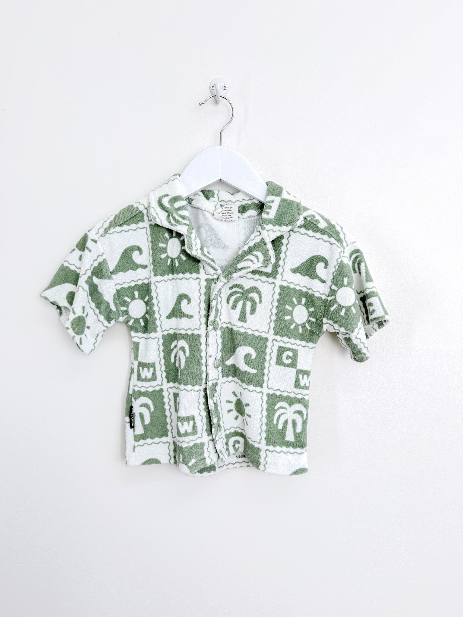 Crywolf terry resort shirt (3y)