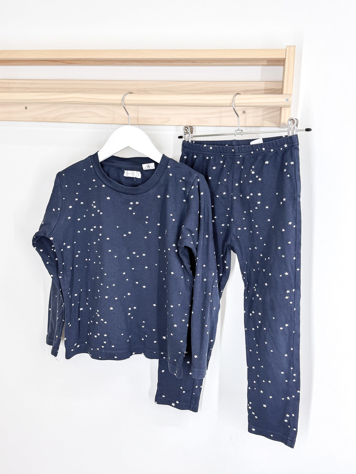 Jamie Kay organic long sleeve PJ set - tiny stars (8y)