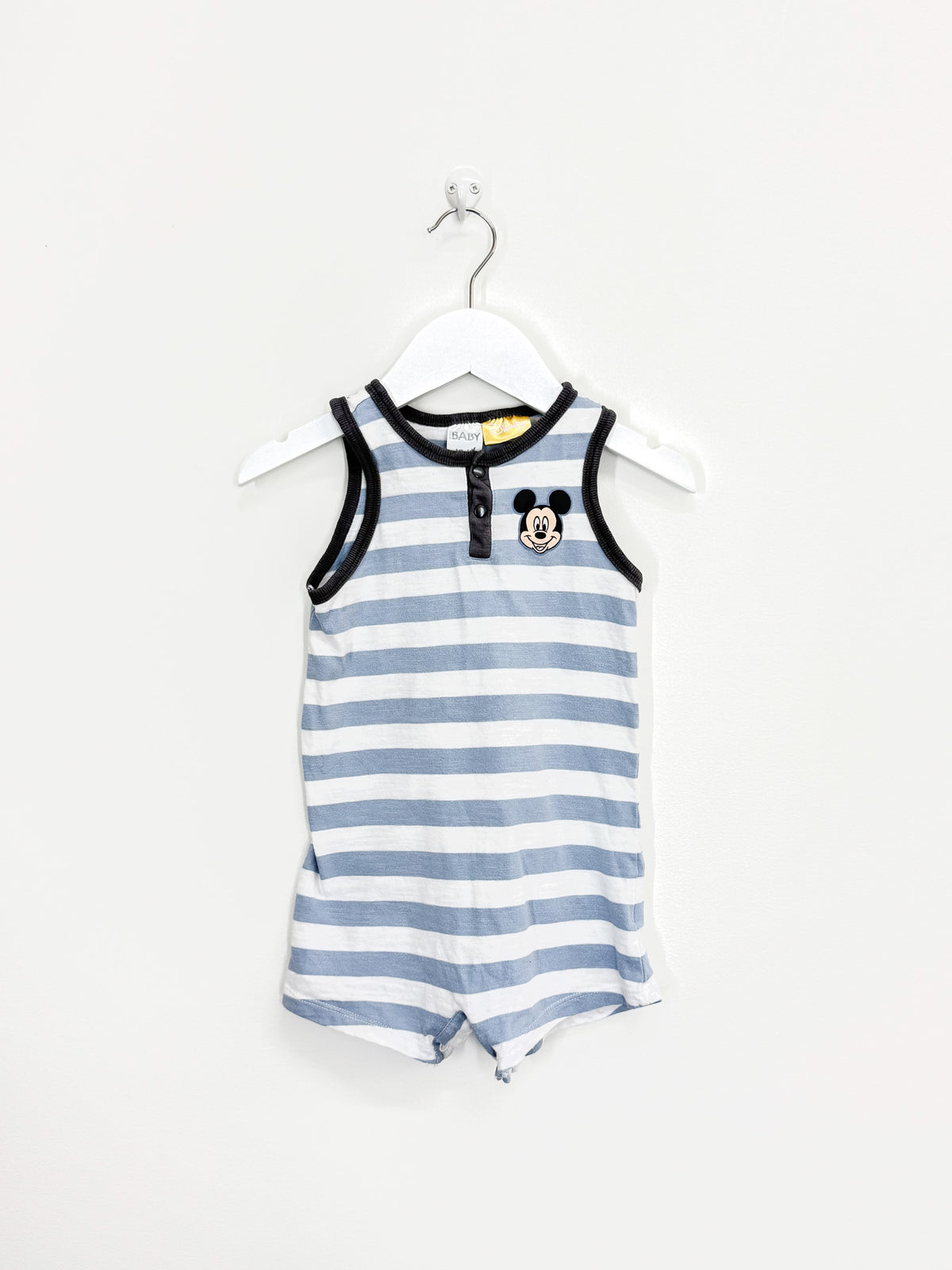 Cotton On Kids x Disney Mickey Mouse sleeveless romper (12-18m)