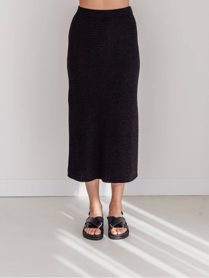 BNWT Ziggy Lou organic onyx knit skirt (XL)