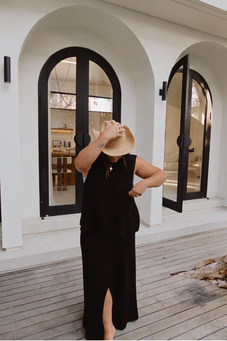 BNWT Ziggy Lou organic onyx knit skirt (XL)