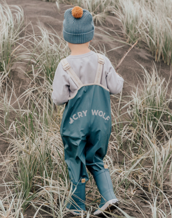 Crywolf rain overalls (4y)