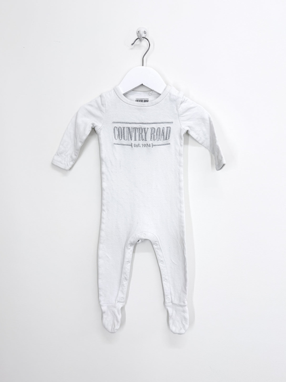 Country Road organic heritage jumpsuit (6-12m)