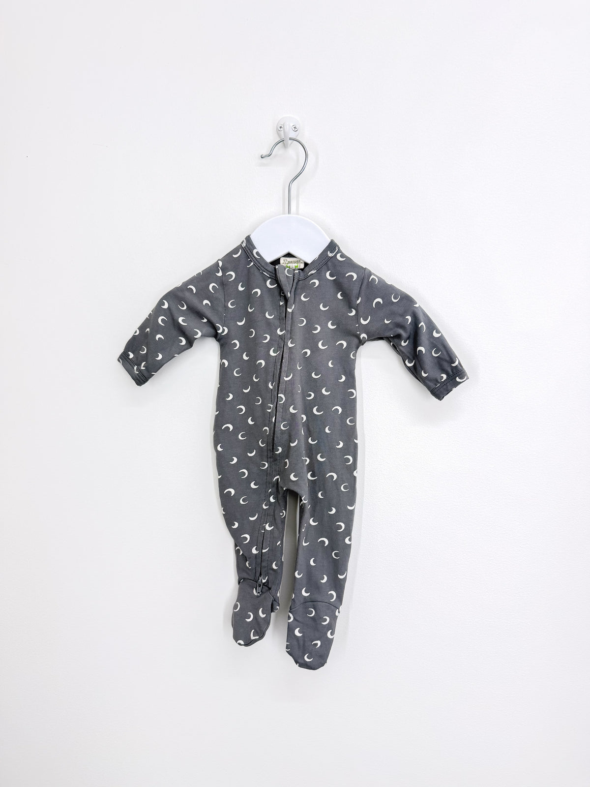 Nature Baby organic dreamlands zipsuit - mini crescent moons (3-6m)