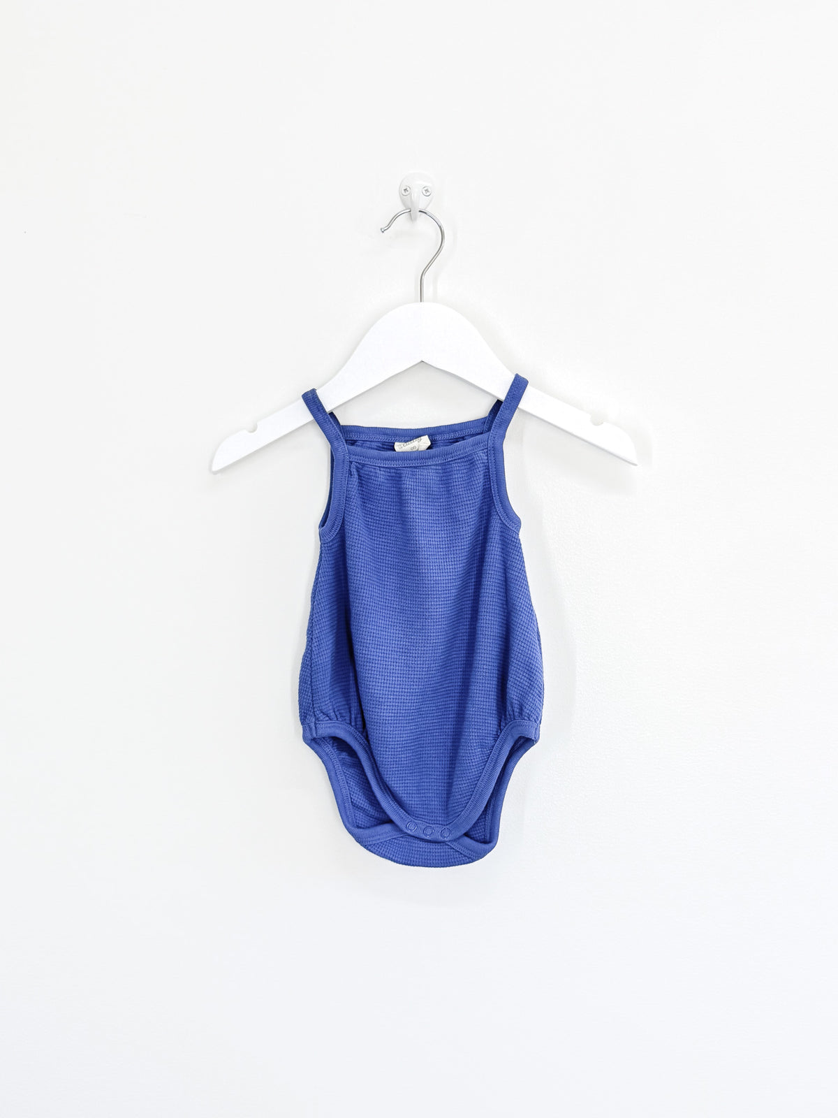 Nature Baby organic sierra waffle suit - isle blue (3-6m)