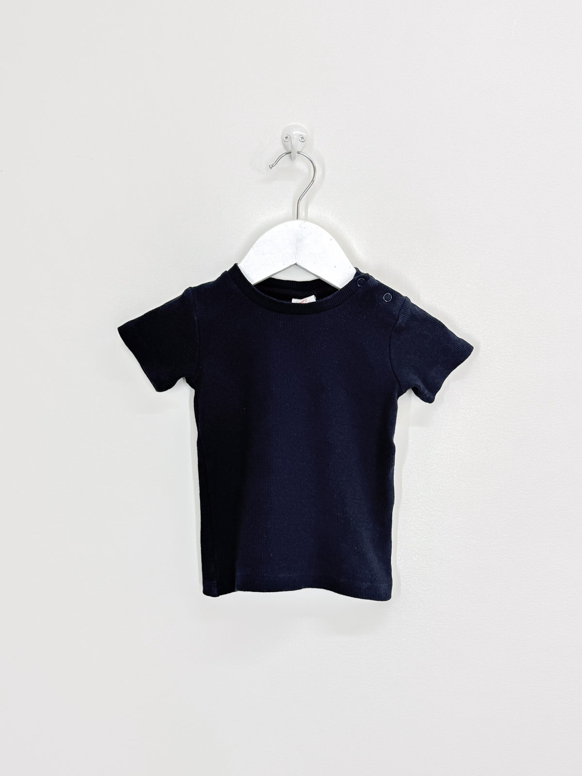 Seed Heritage short sleeve rib tee - navy (3-6m)