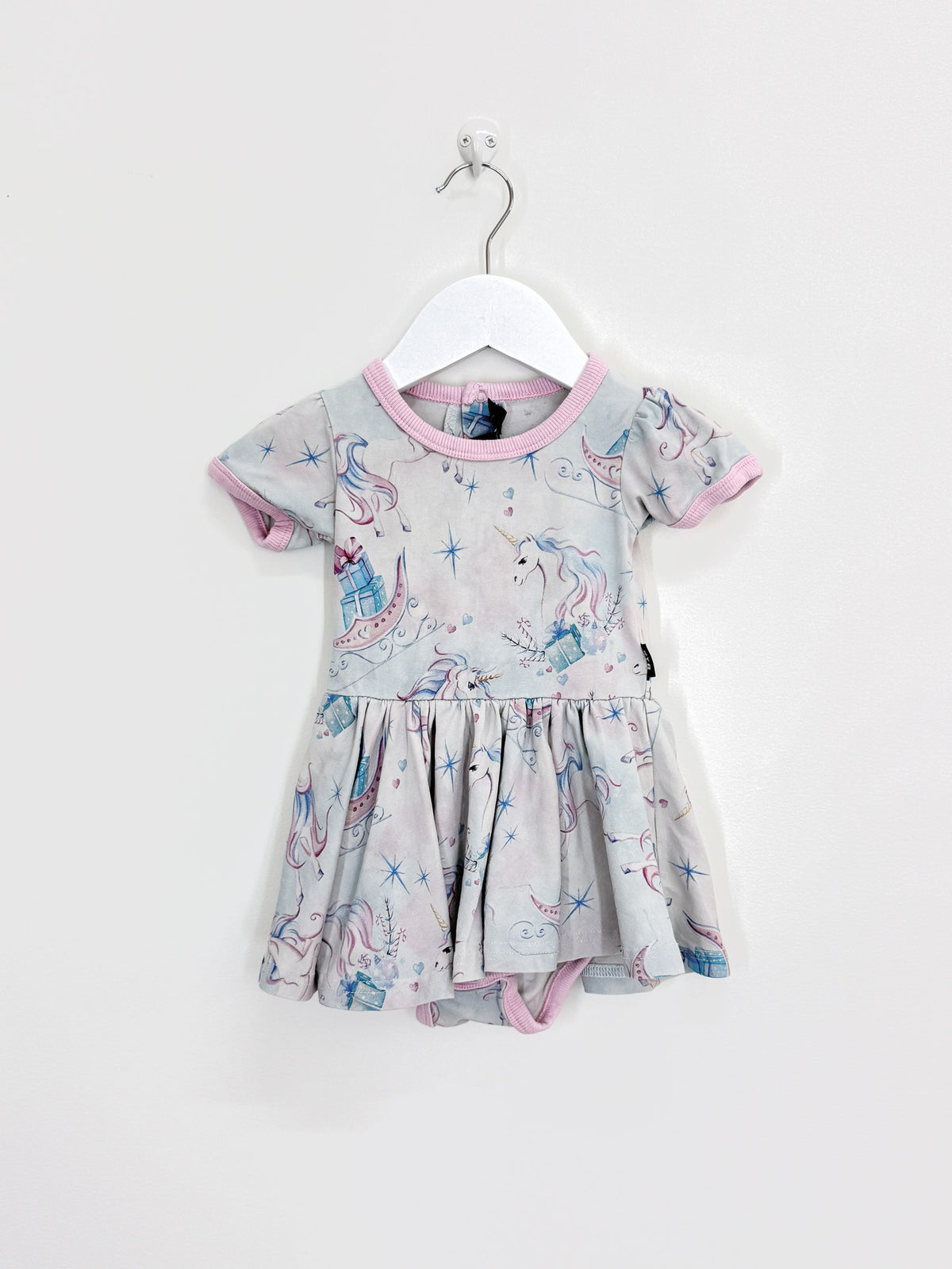 Purebaby organic pointelle zipsuit (newborn)