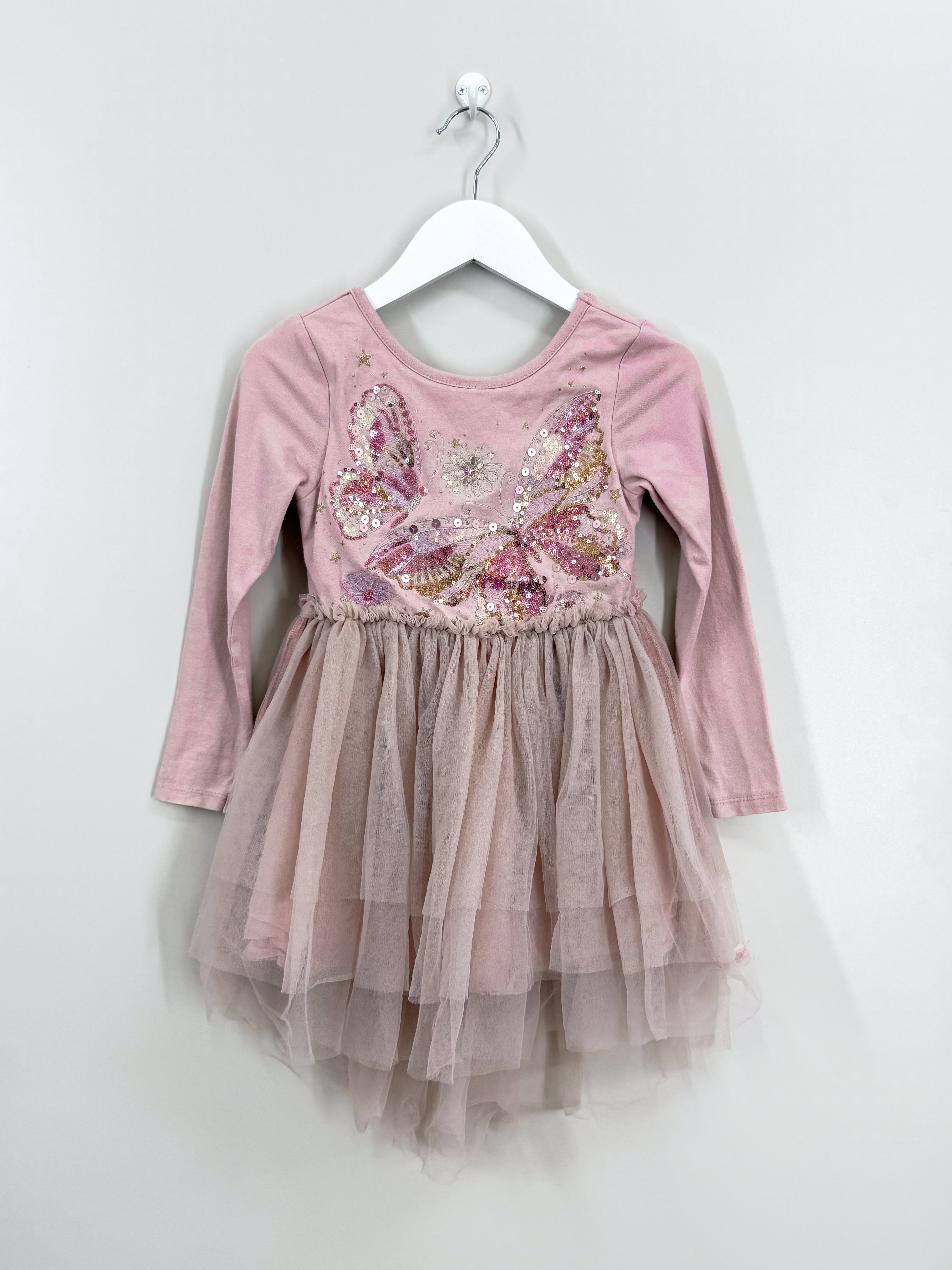 Cotton On Kids butterfly tulle dress (5y)