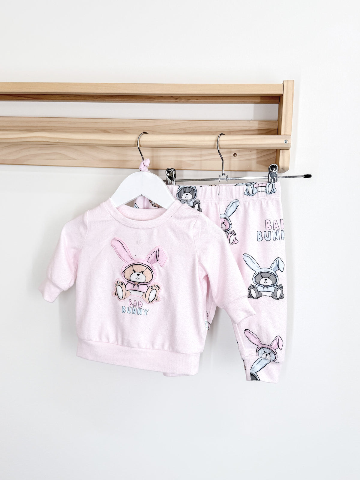 Peter Alexander bad bunny PJ set (3-6m)