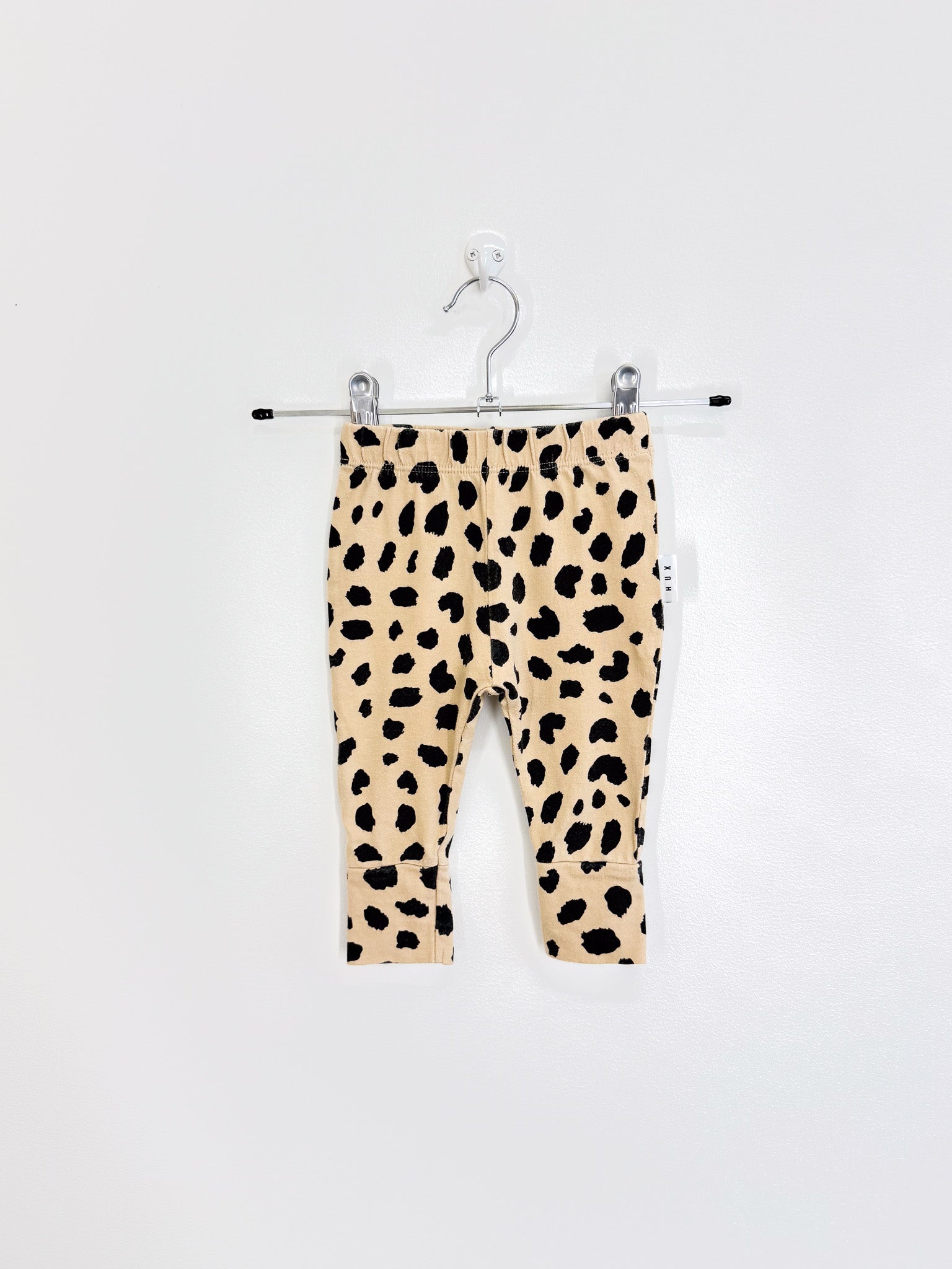 Hux organic leopard leggings (0-3m)