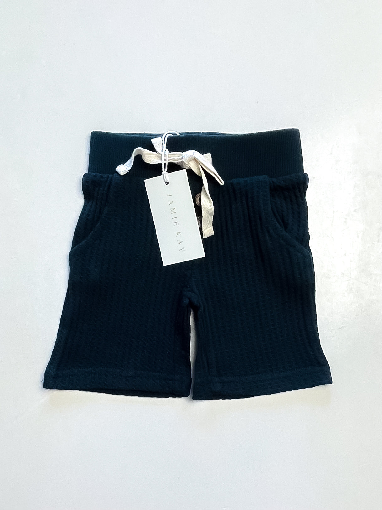 BNWT Jamie Kay organic colton waffle shorts (3-6m)