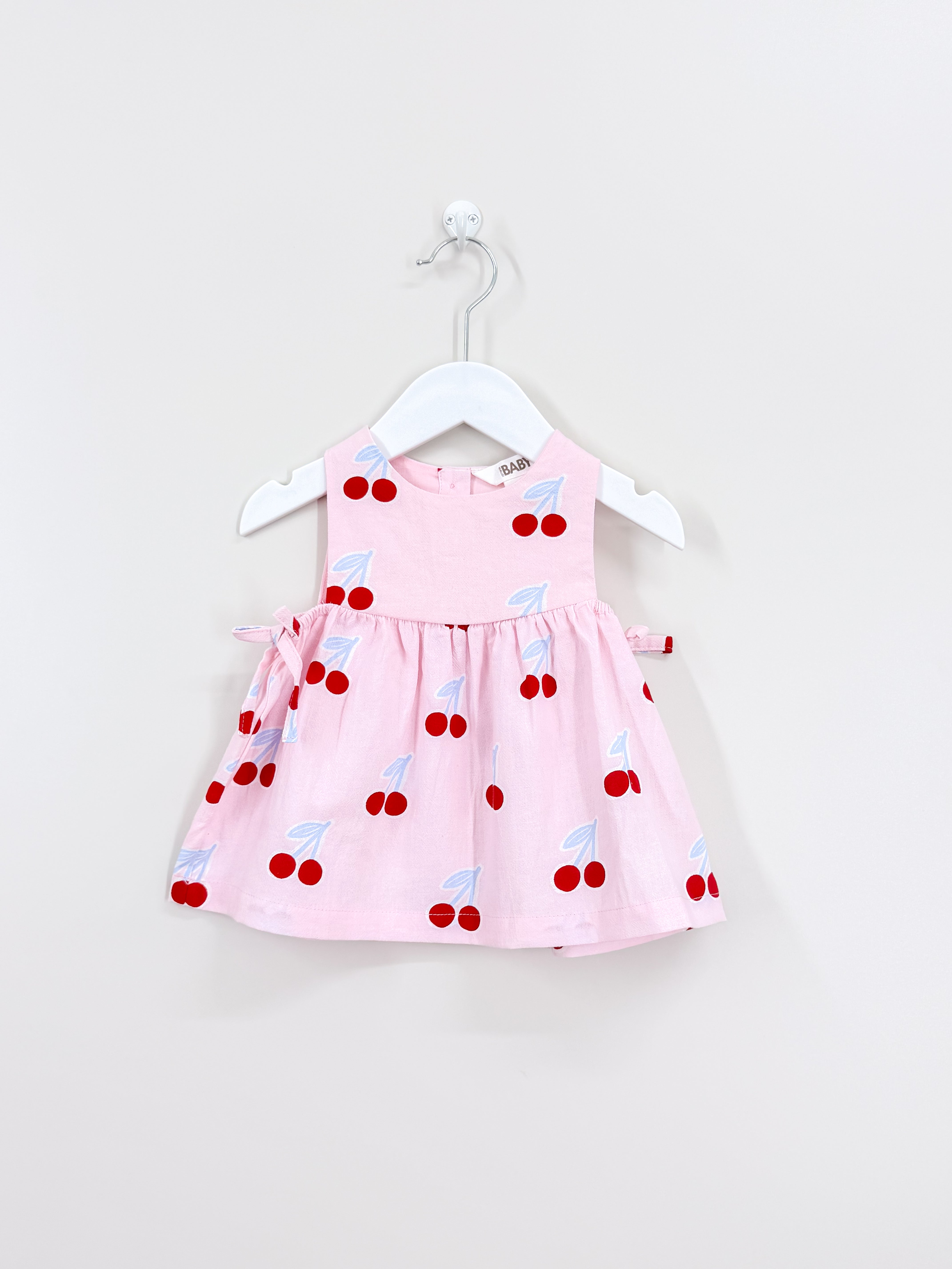 Cotton On Kids cherry dress (0-3m)