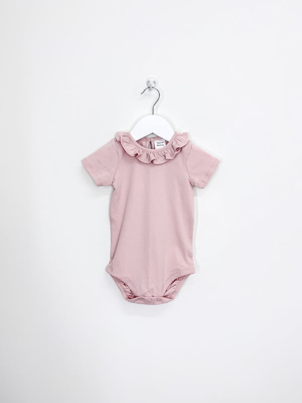 Teeny Weeny short sleeve frill collar bodysuit (12-18m)