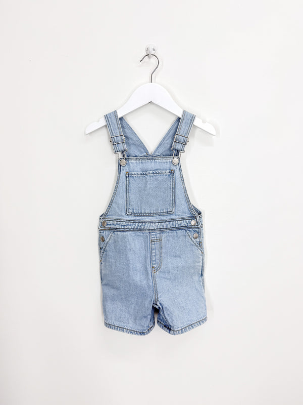 Zara classic denim shortalls (18-24m)