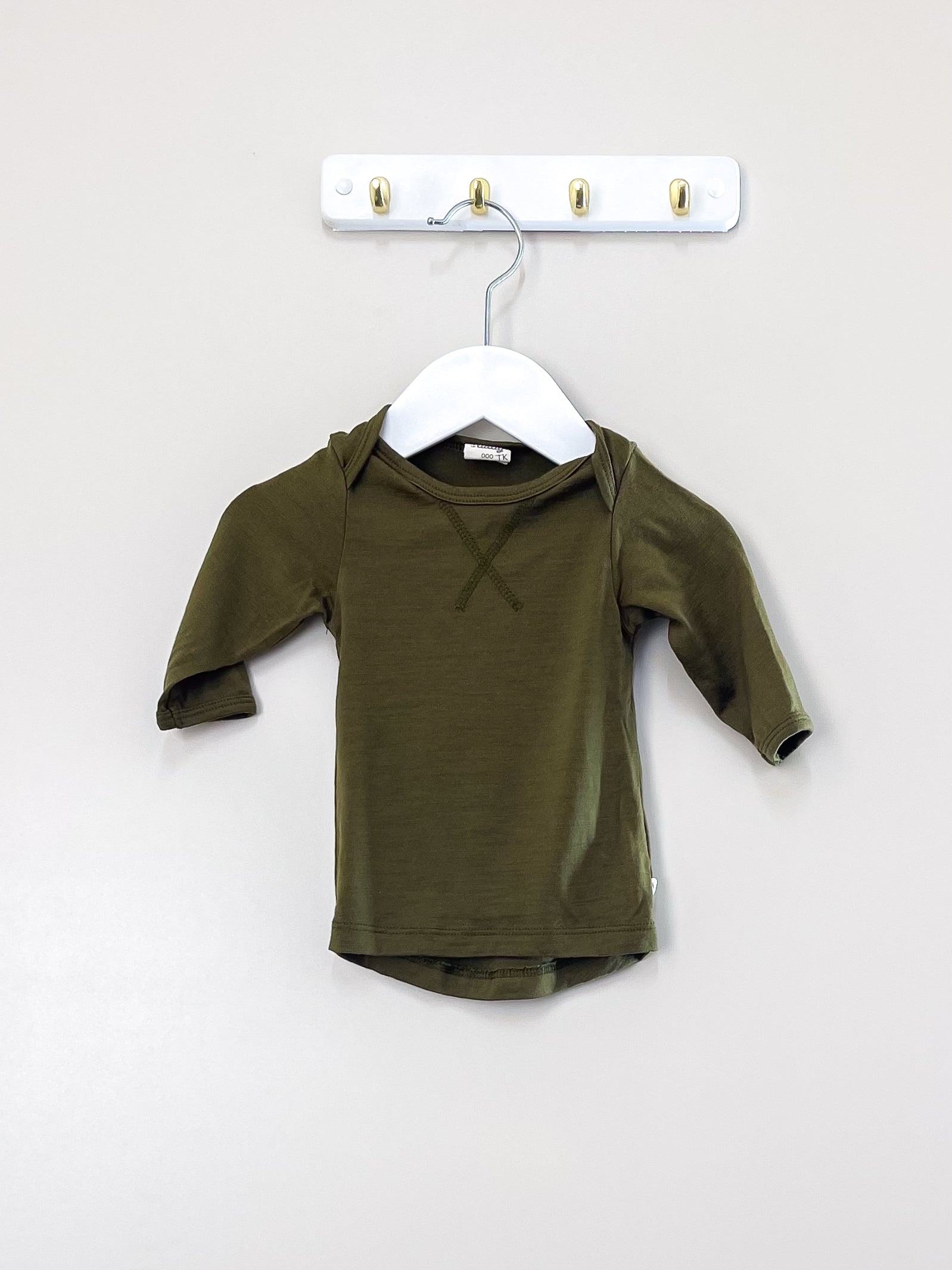 Nature Baby merino long sleeve tee (0-3m)