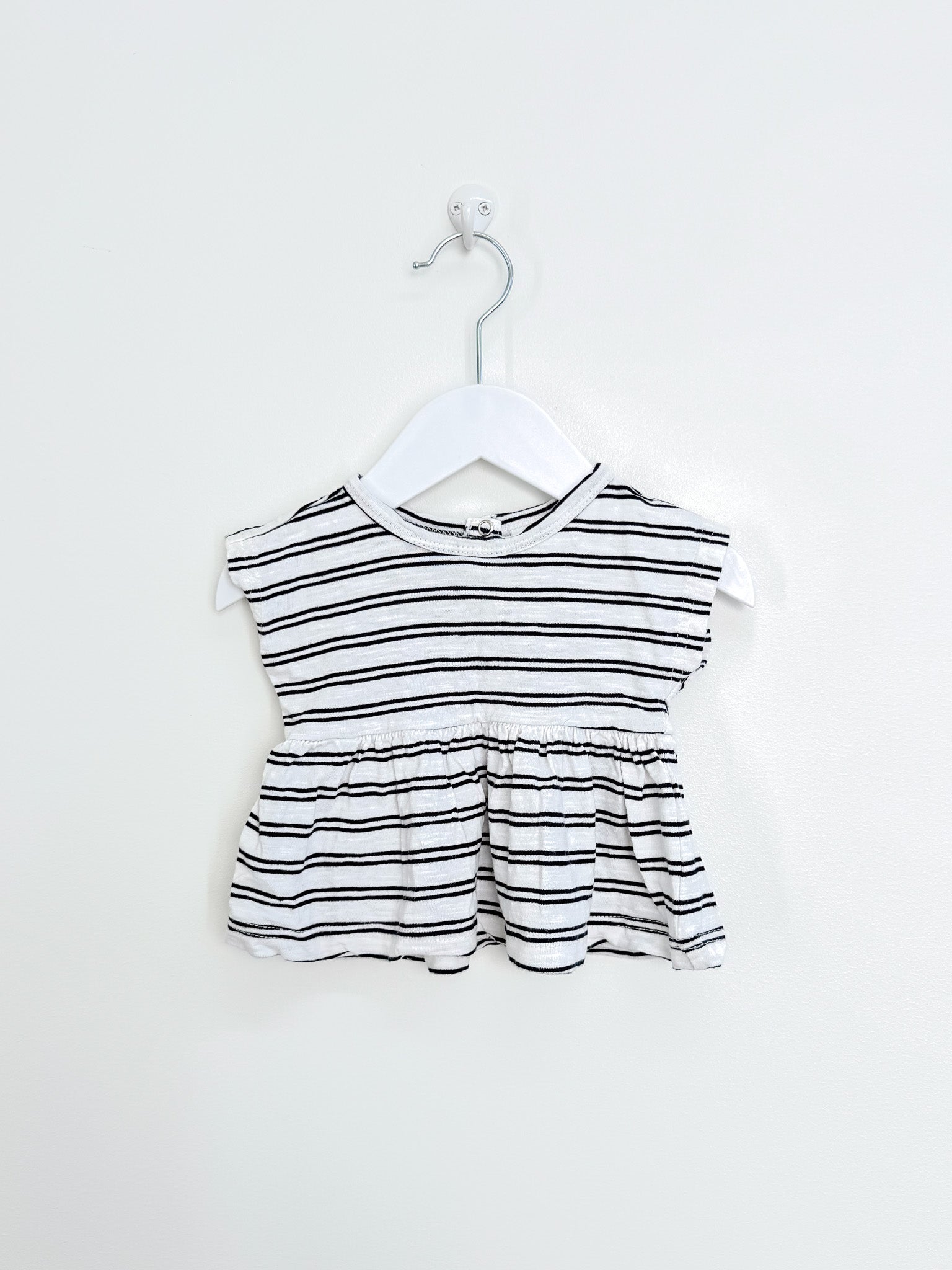 Teeny Weeny striped smock top (3-6m)