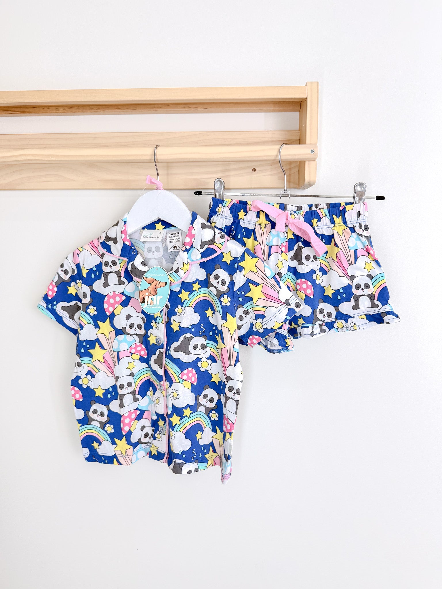 BNWT Peter Alexander panda PJ set (3y)