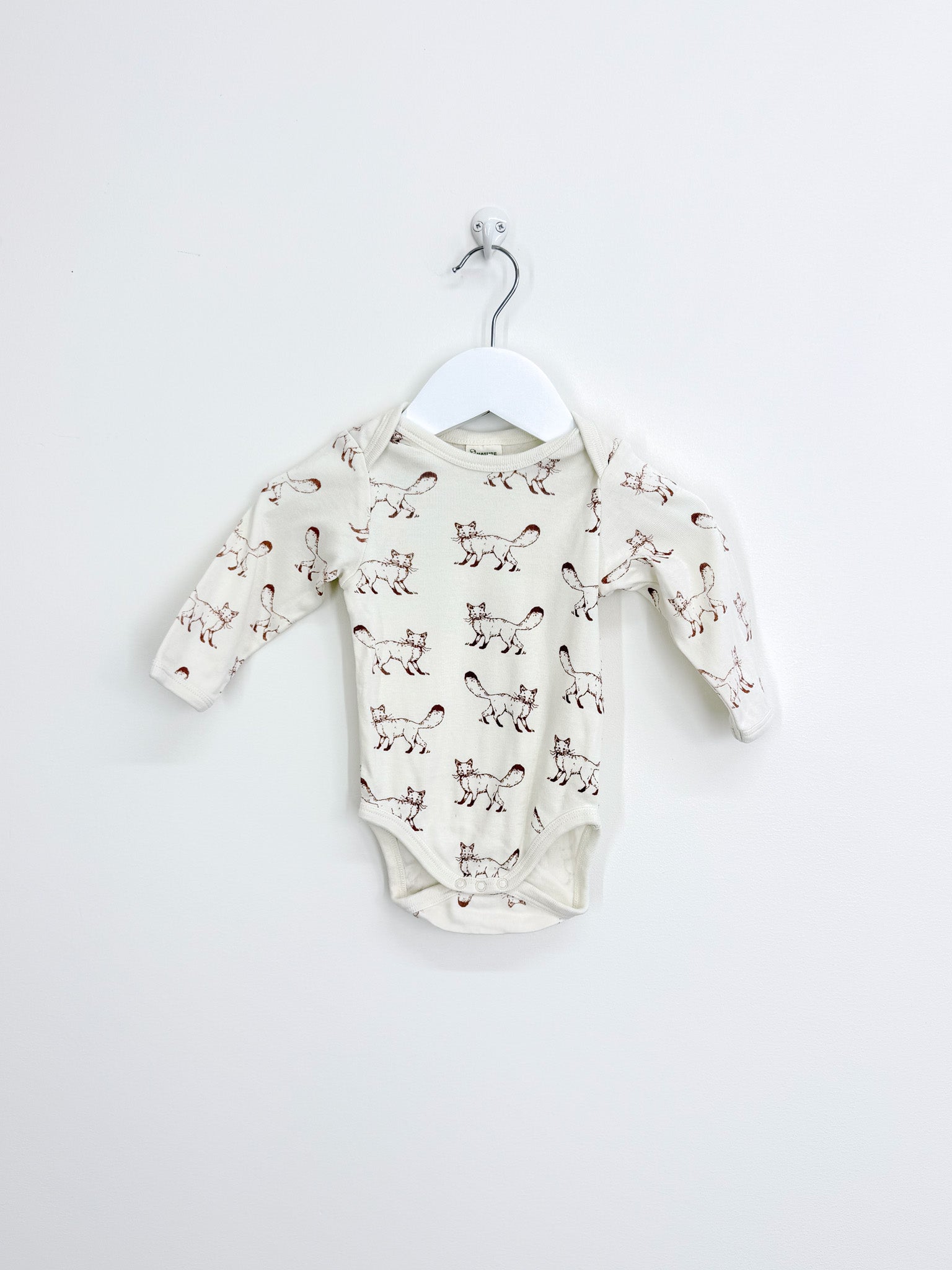 Nature Baby organic bodysuit - foxes (3-6m)