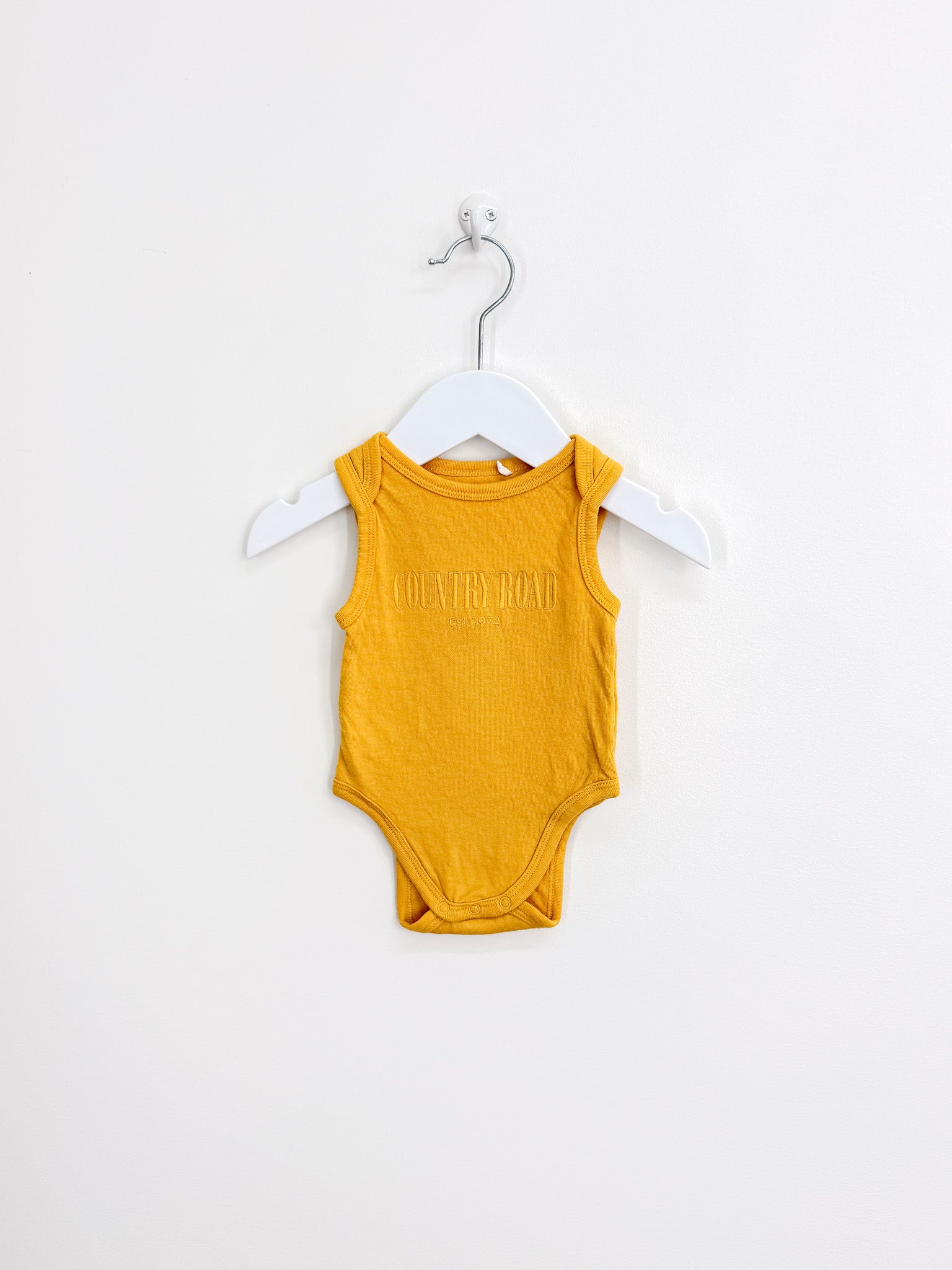 Country Road organic singletsuit (0-3m)