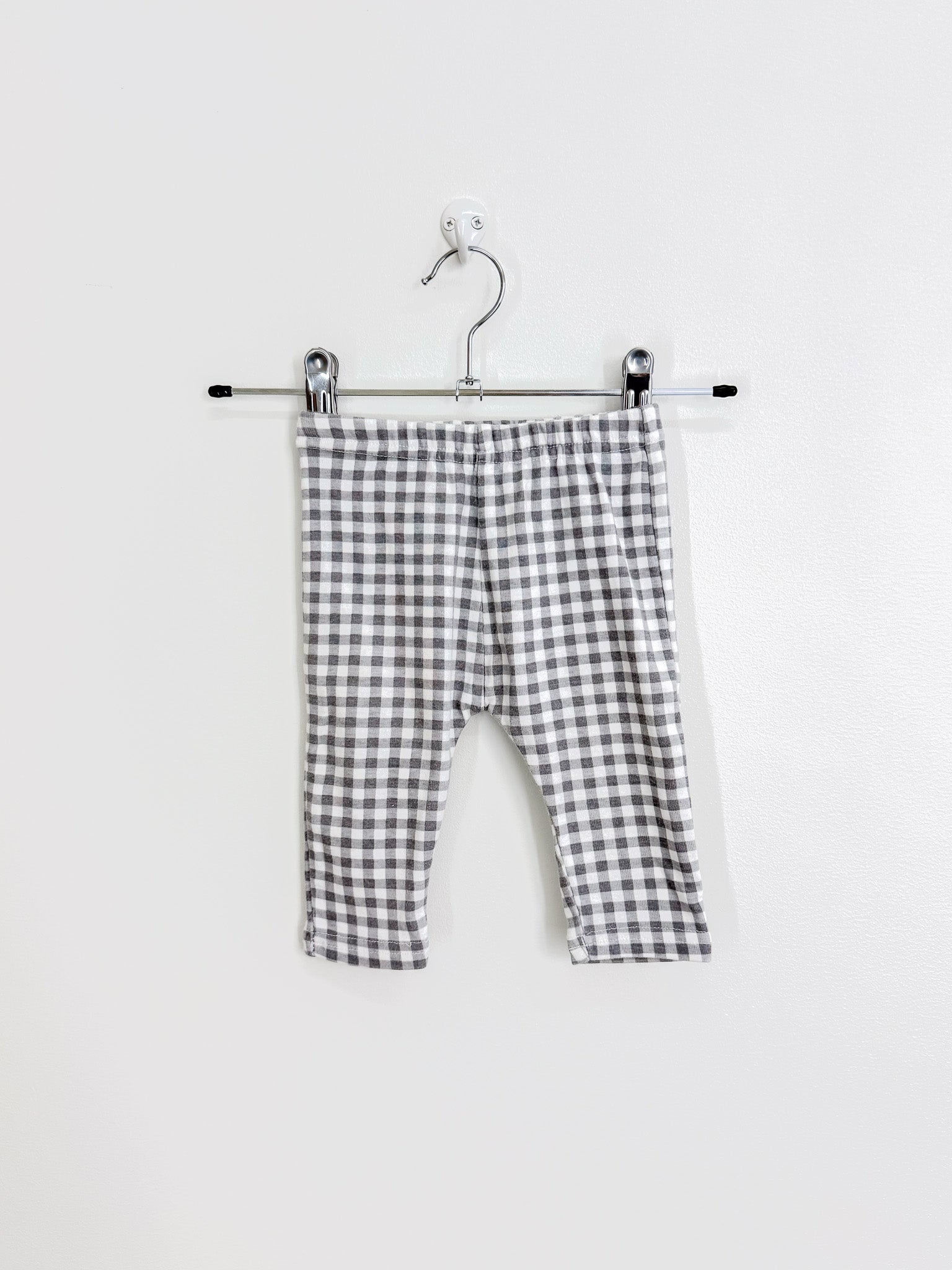 Little Berries organic gingham leggings (3-6m)