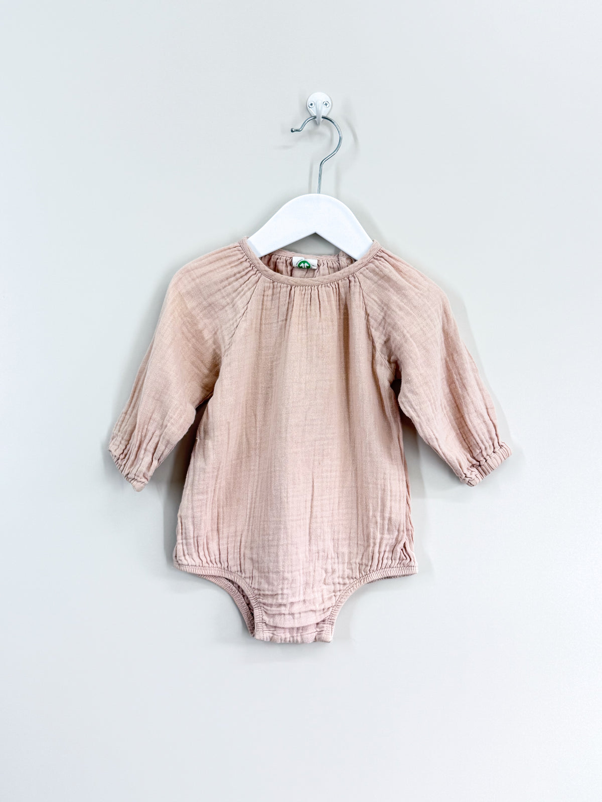 Nature Baby organic muslin meadow bodysuit (3-6m)