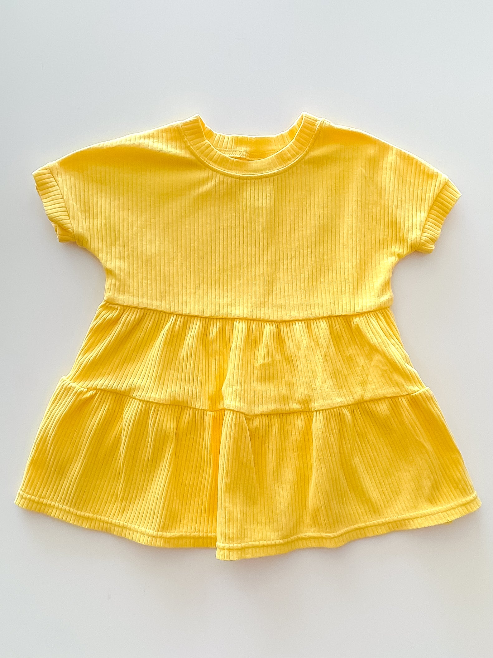 Teeny Weeny rib dress (0-3m)