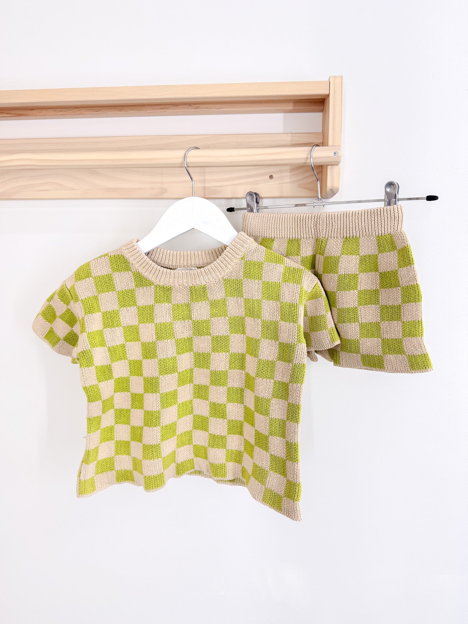 The Loved Ones checker knit set (3y)