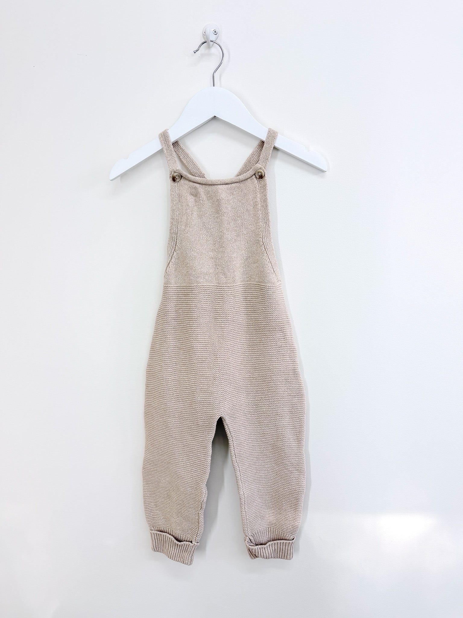 Jamie Kay OG alex knit romper - wheat marle (3y)