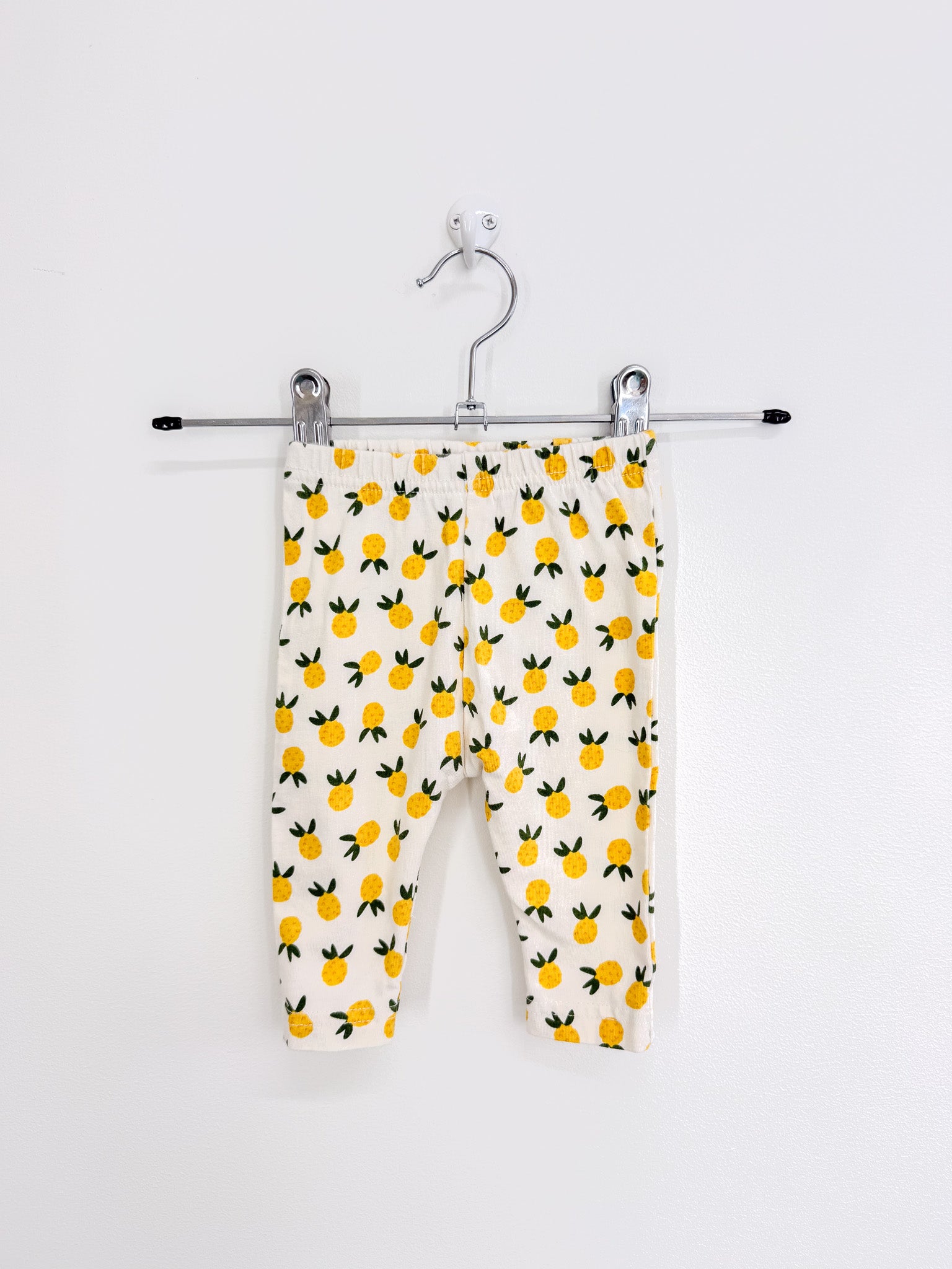 Nature Baby organic leggings - pineapples (0-3m)