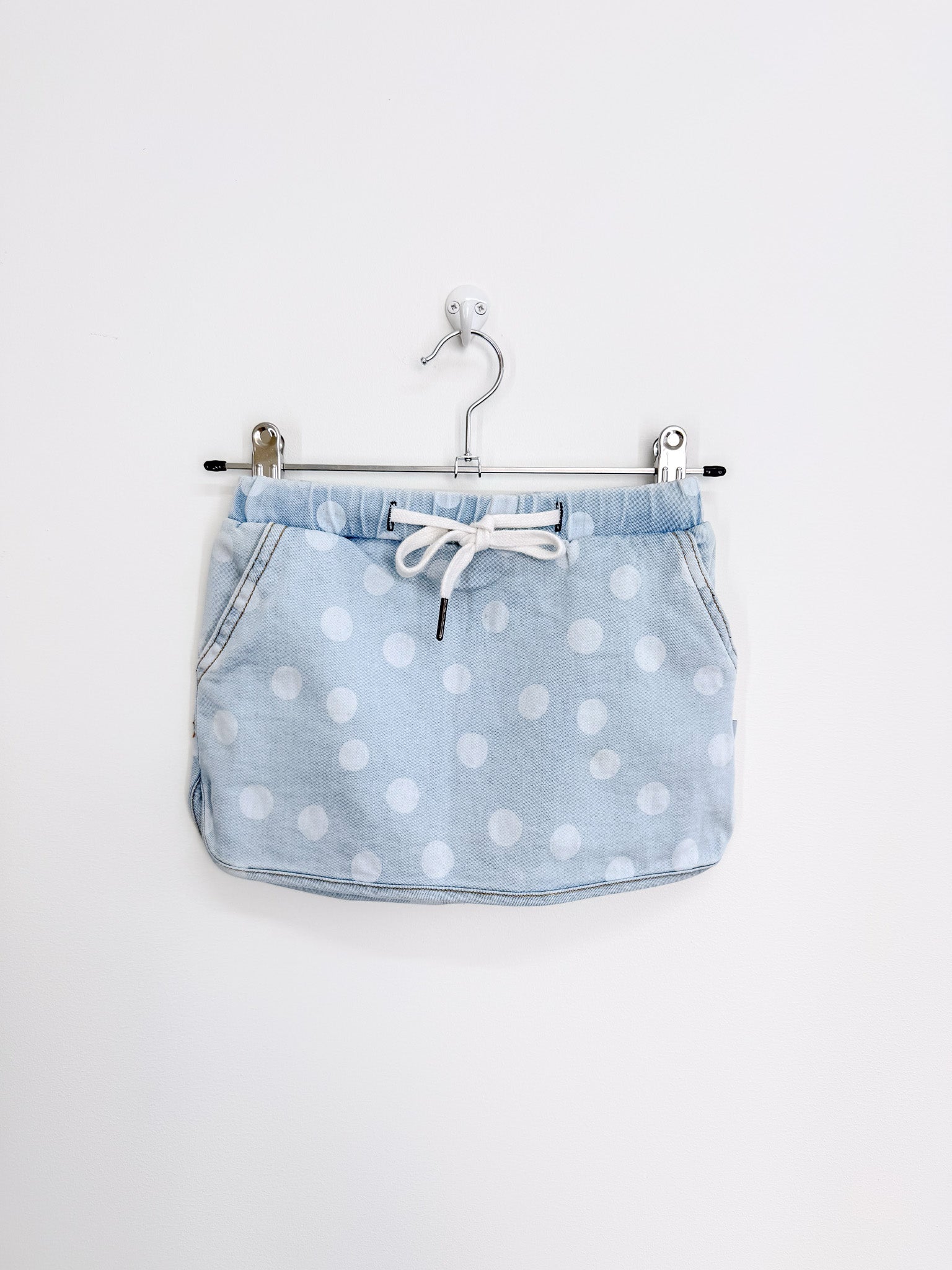 Minti spot denim skirt (2y)