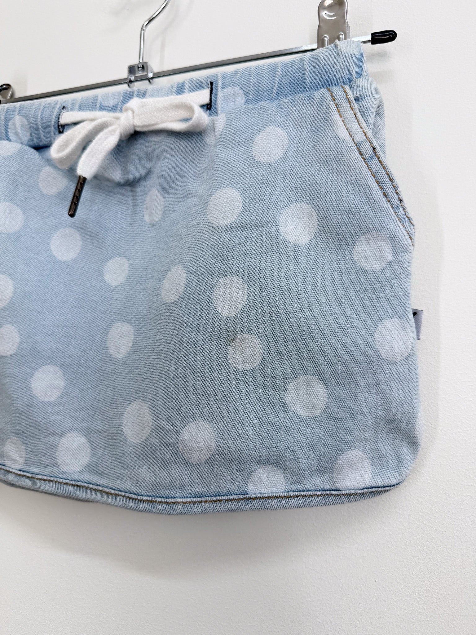 Minti spot denim skirt (2y)