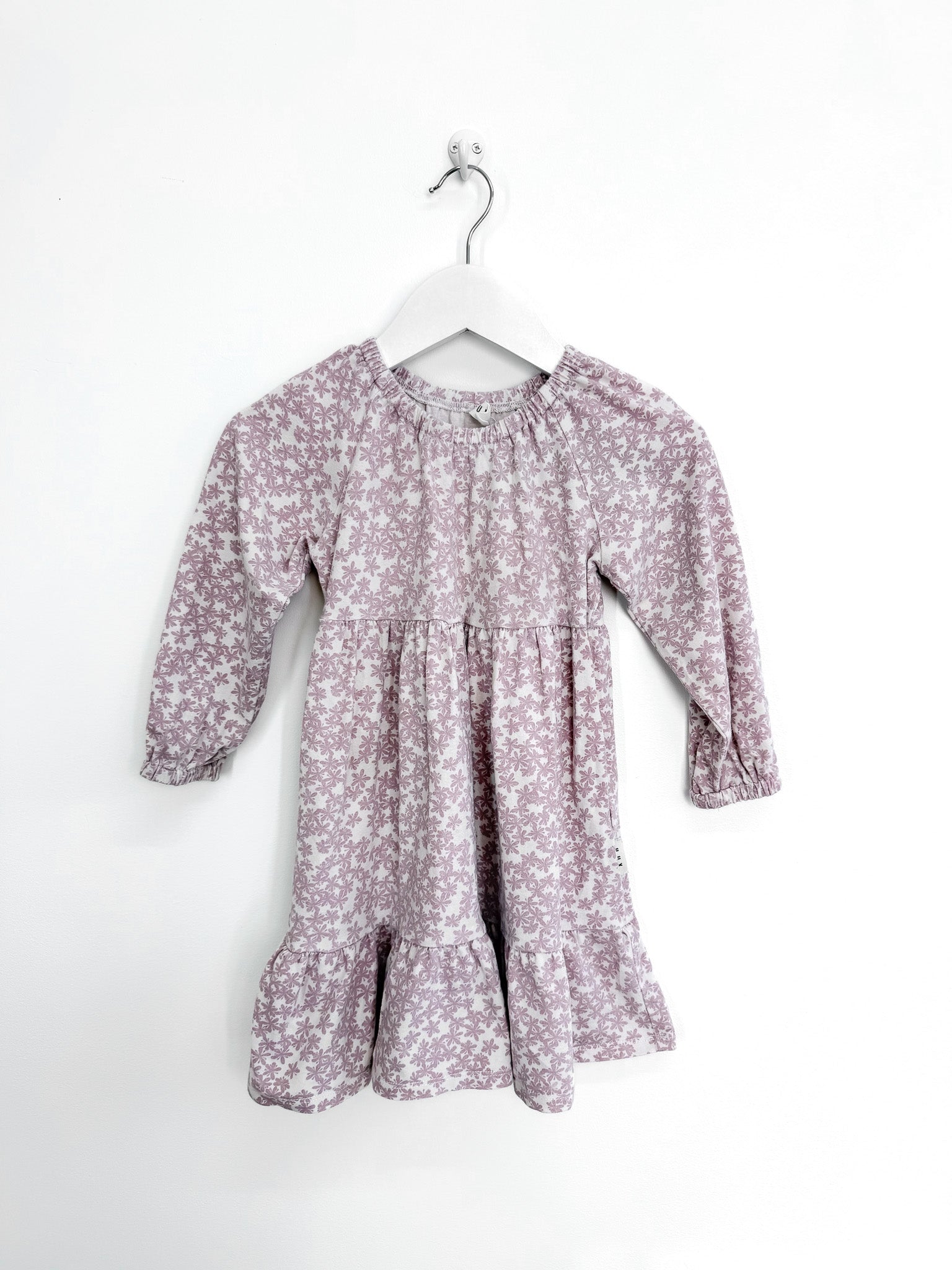 Hux organic drop shoulder tuck dress (3y)