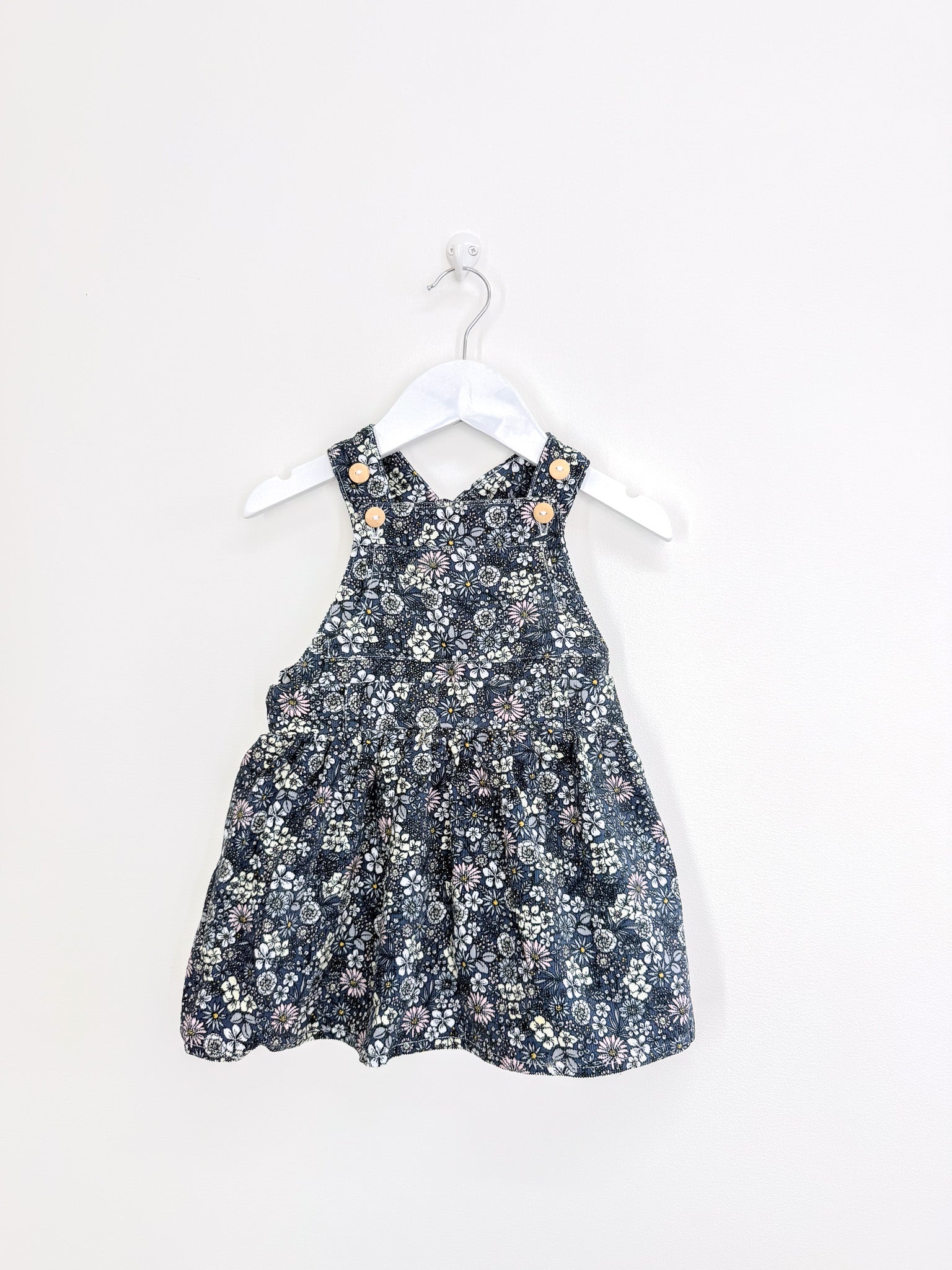 Jane Christine pincord floral dress (1y)