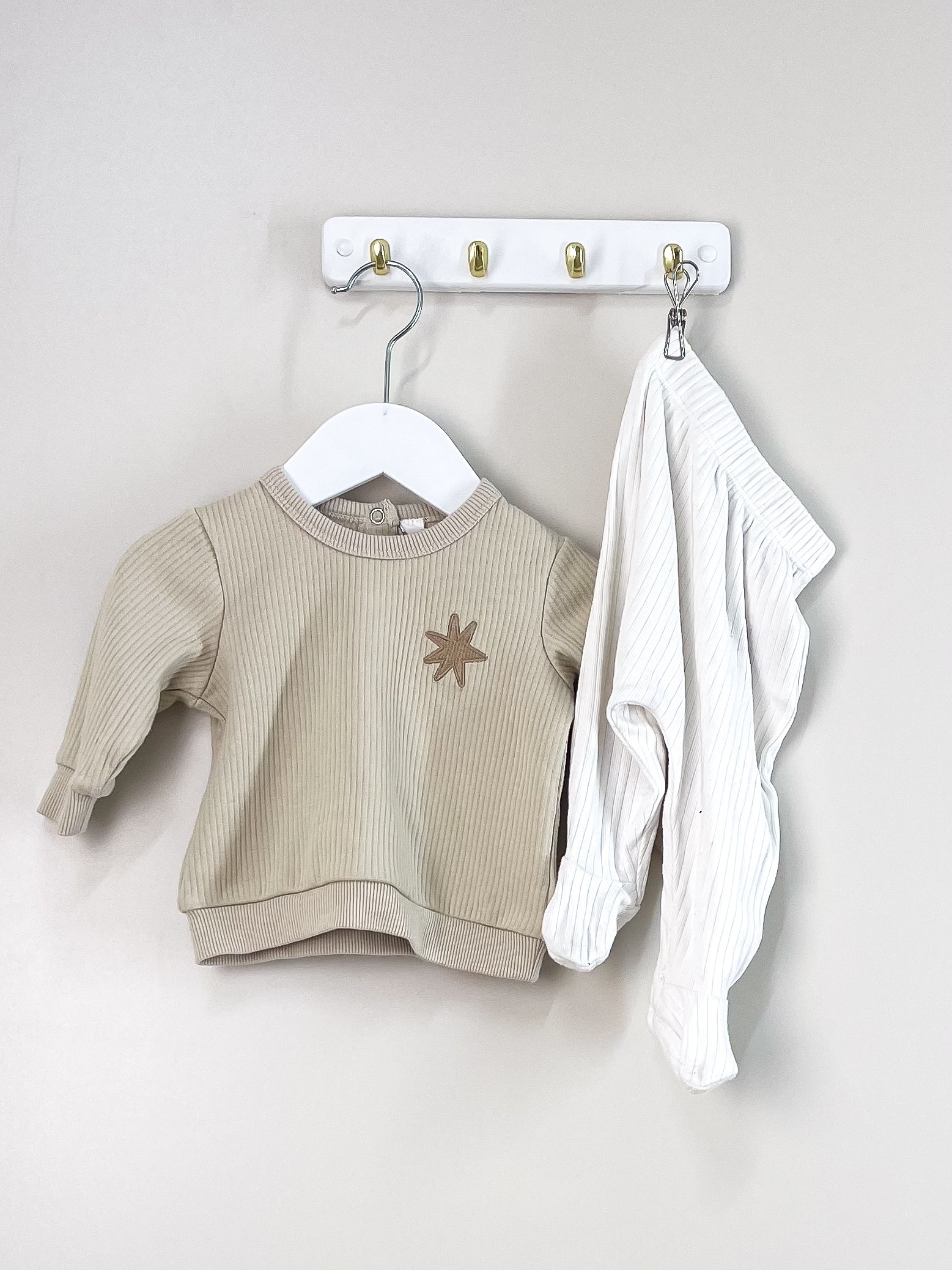 Cotton On Kids ribbed top & leggings set (3-6m)