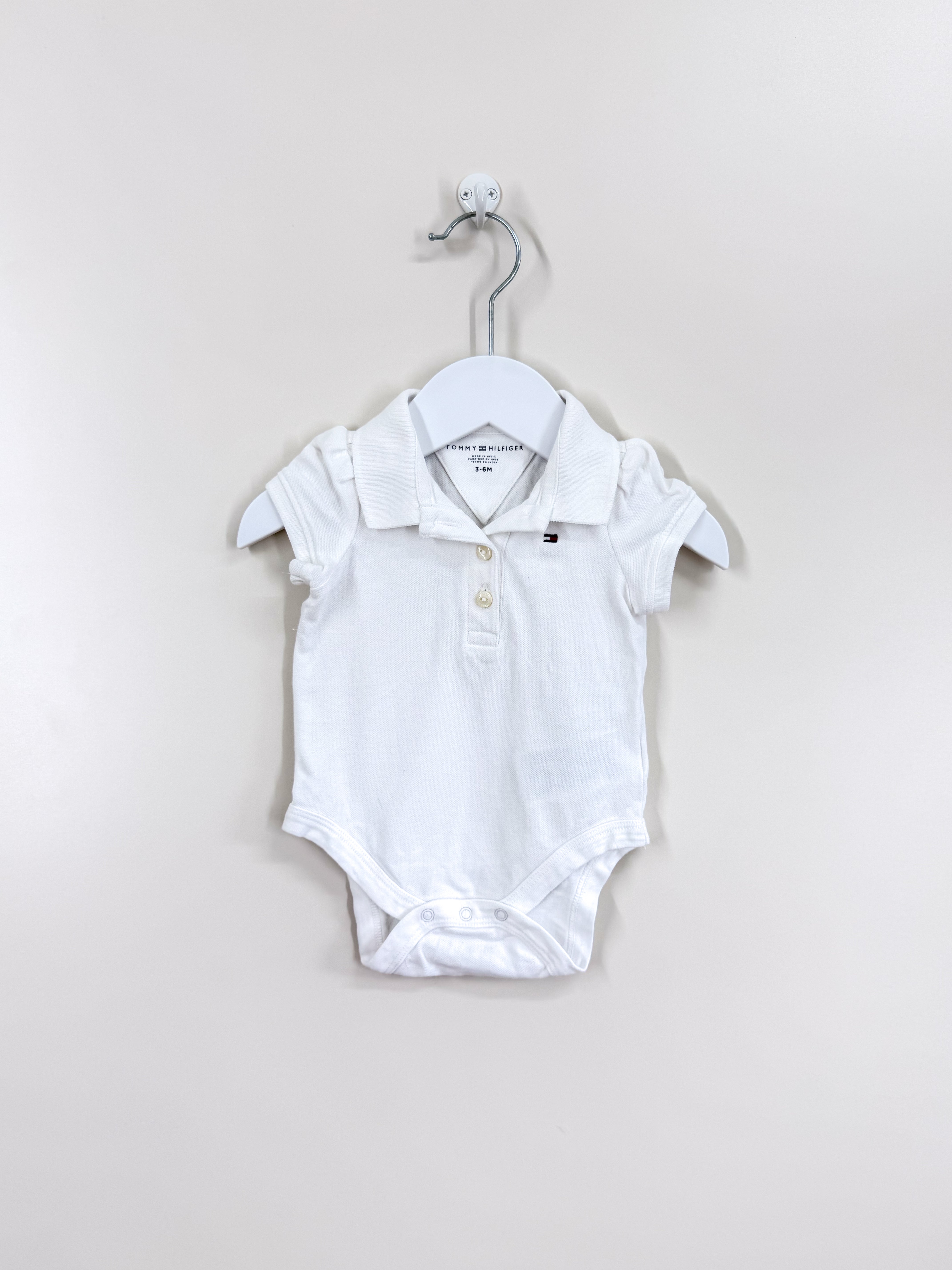 Tommy Hilfiger polo bodysuit (3-6m)