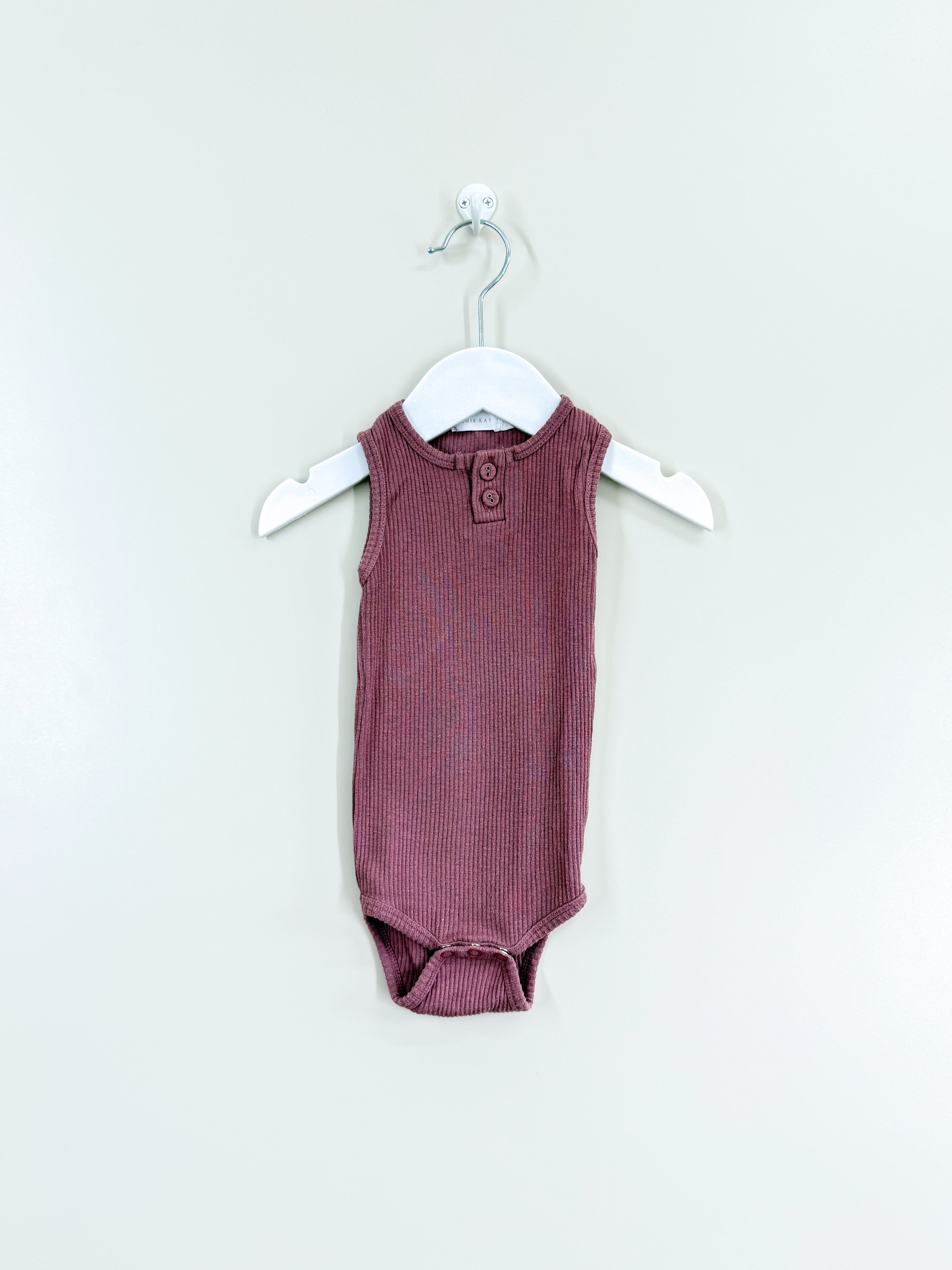 Jamie Kay OG organic rib singletsuit (6-12m)