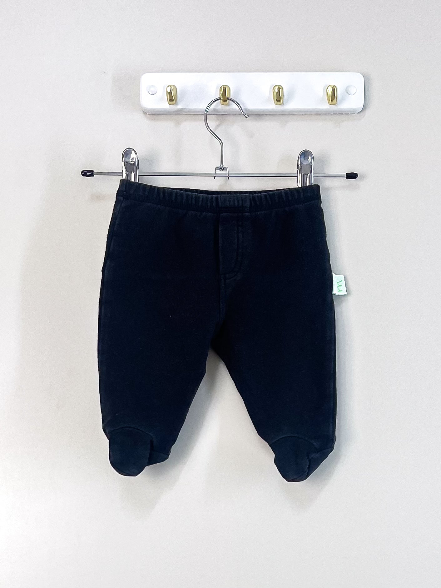 Minti footed track pants (3-6m)