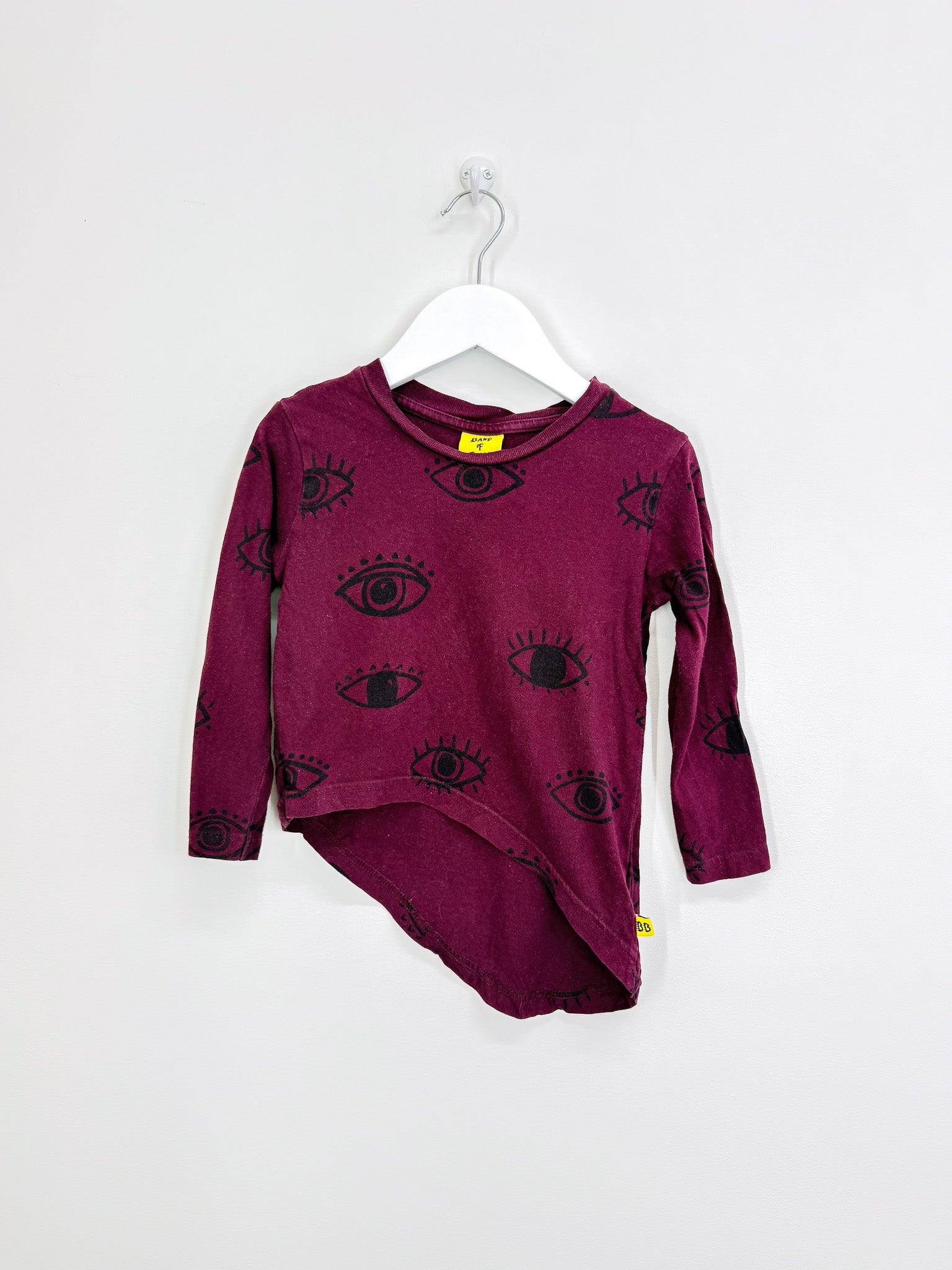 Band Of Boys asymmetrical wise eyes tee (2y)