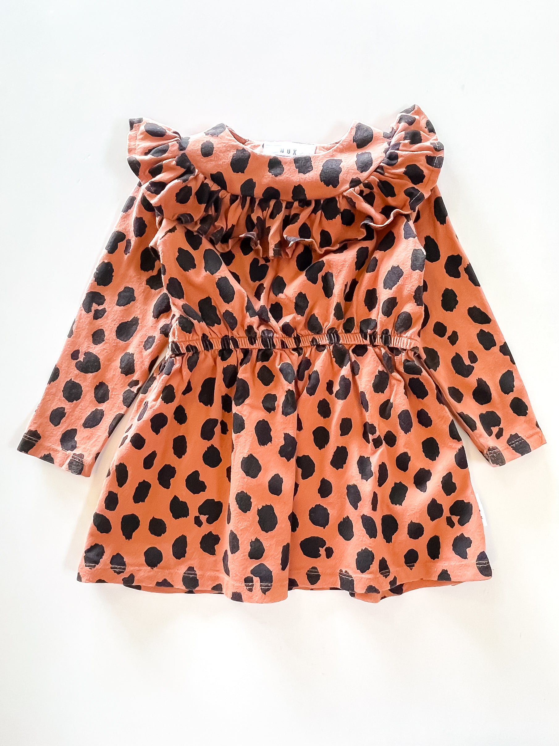 Hux organic animal spot dress (2y)