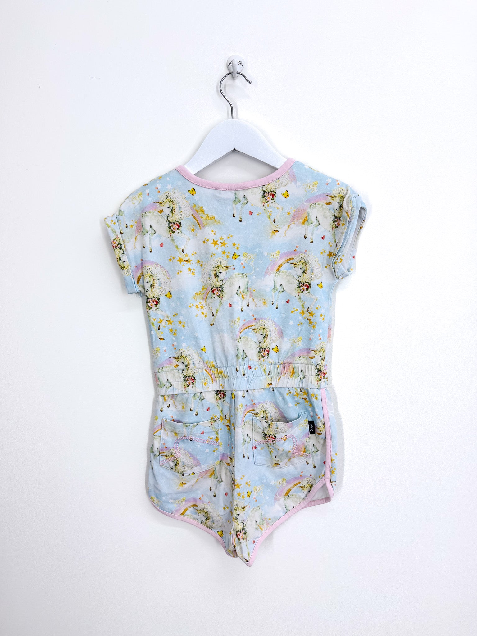 Rock Your Kid unicorn clouds playsuit (8y)