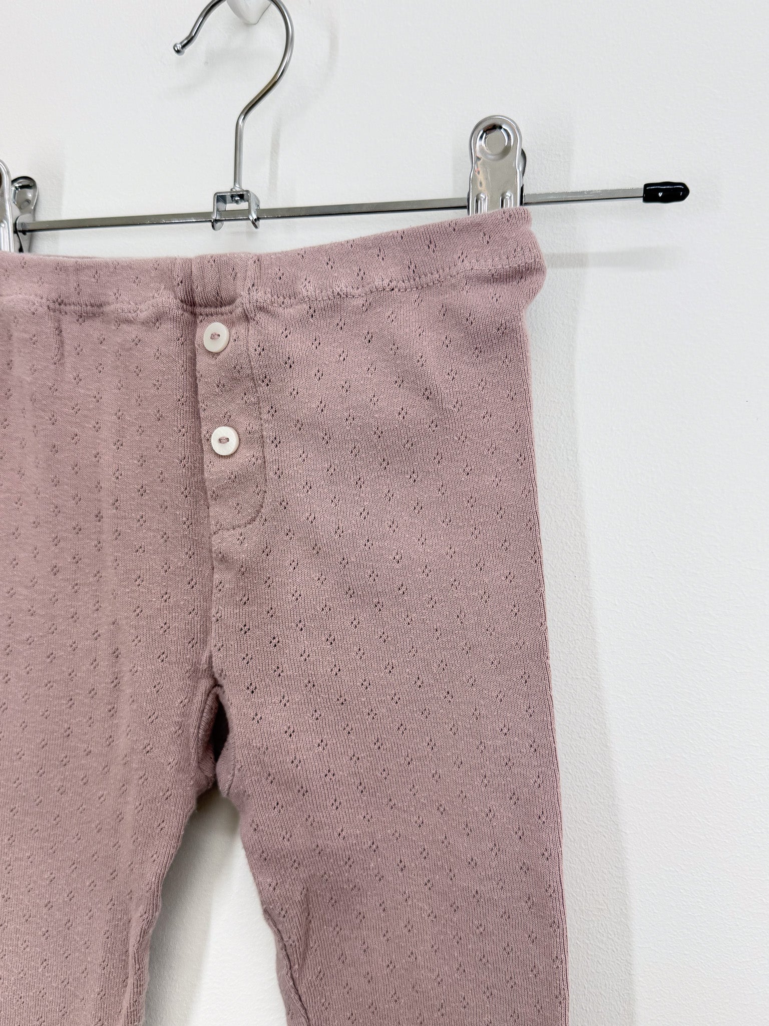 Quincy Mae organic pointelle leggings (18-24m)