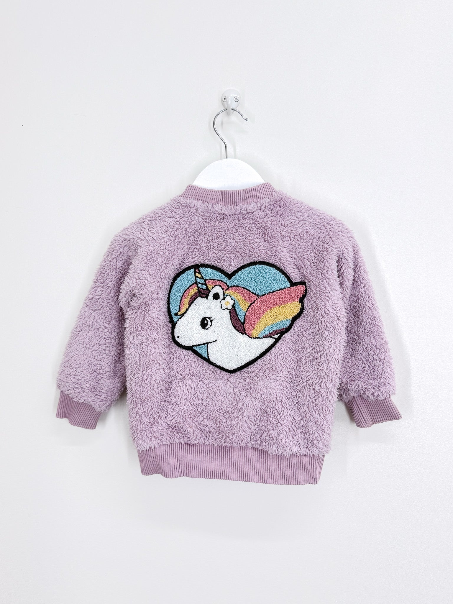 Hux unicorn fur jacket (18-24m)