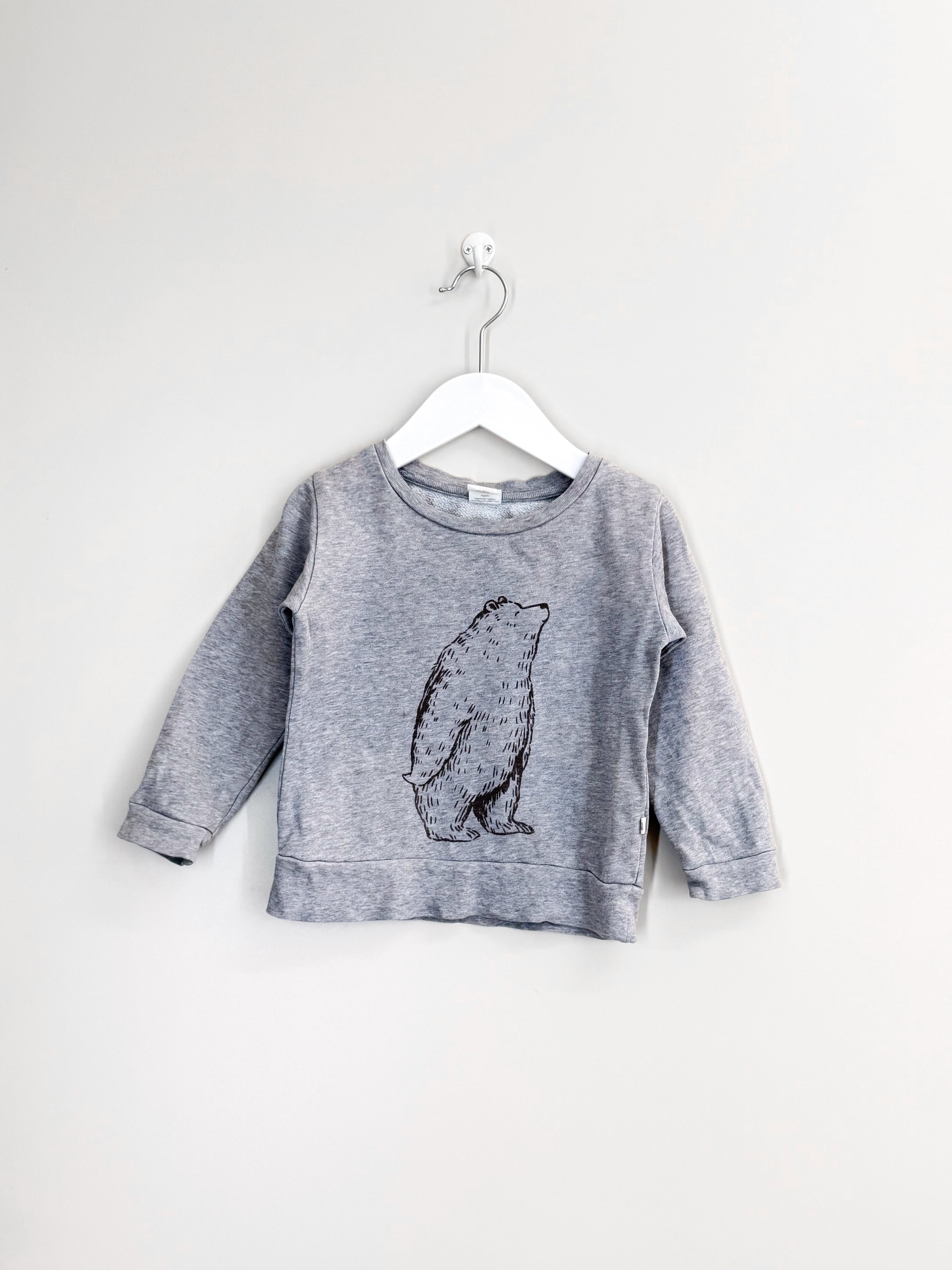Nature Baby organic bear sweatshirt (1y)