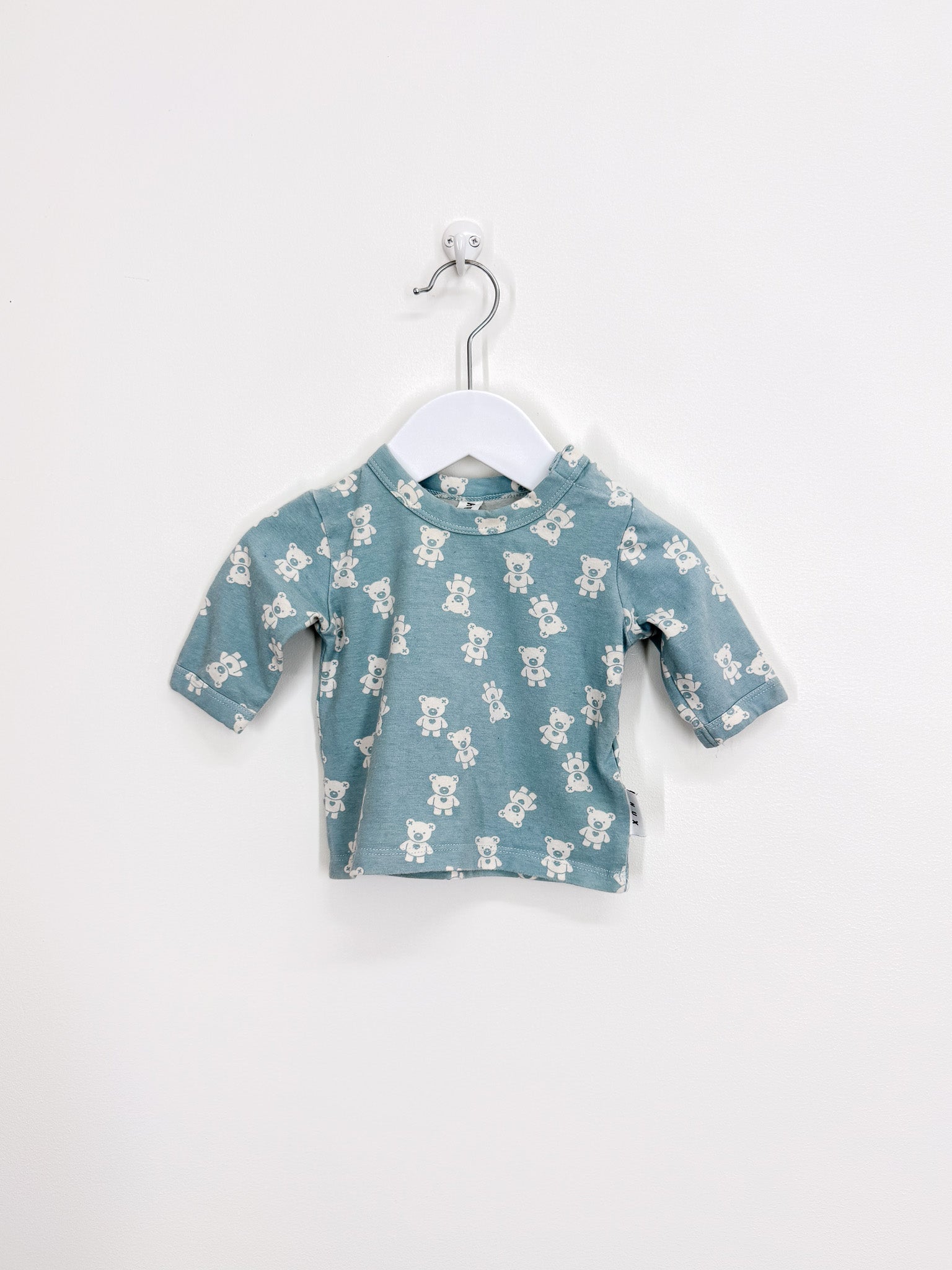 Hux organic basics long sleeve tee (0-3m)