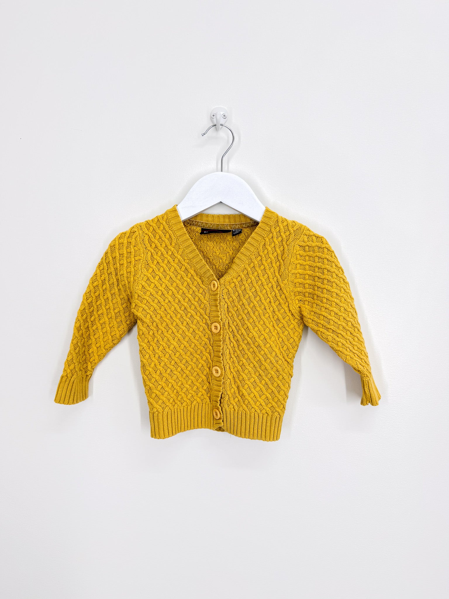 Rock Your Kid cable knit cardigan (6-12m)