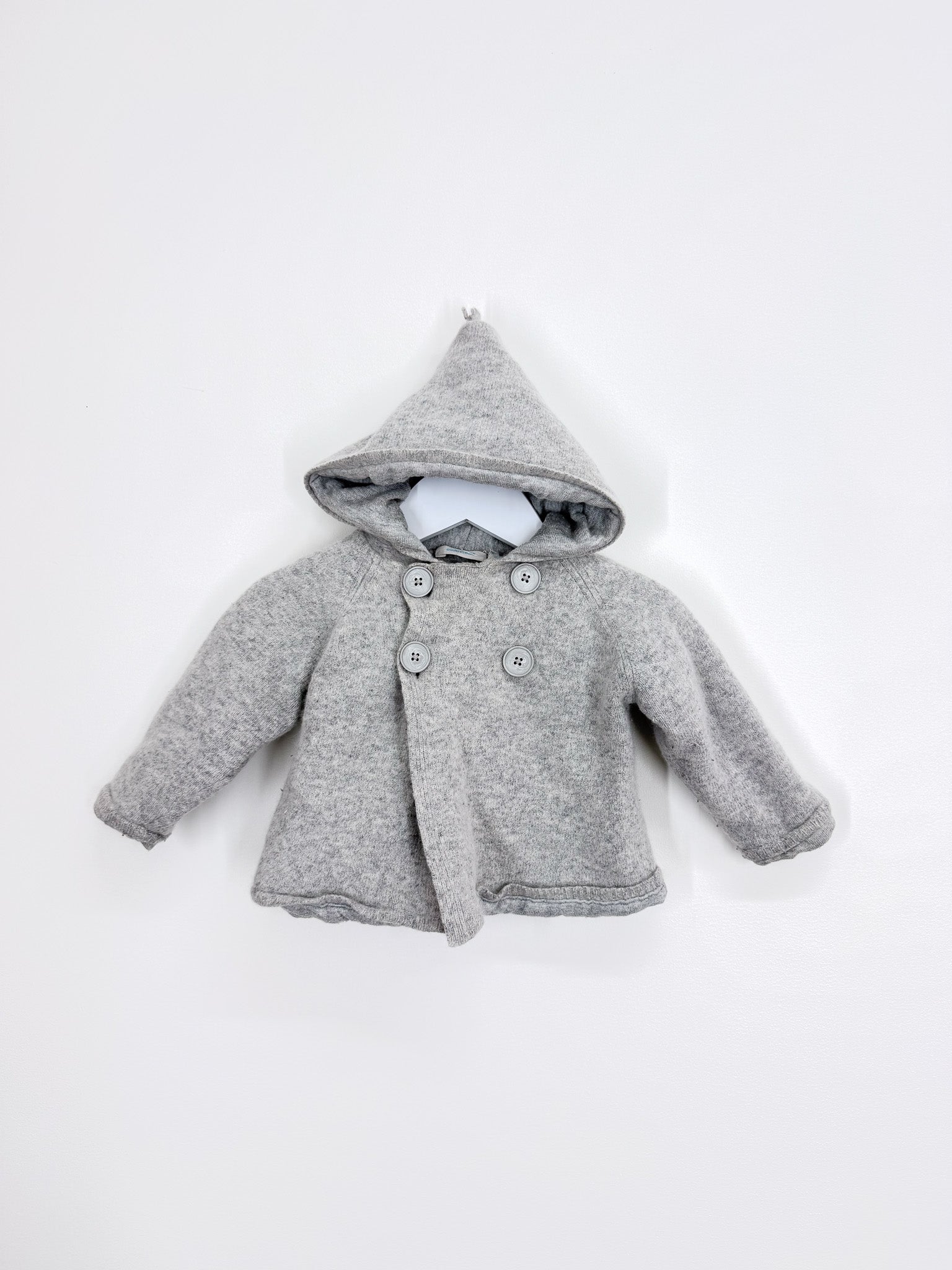 Country Road wool hooded cardigan jacket (12-18m)