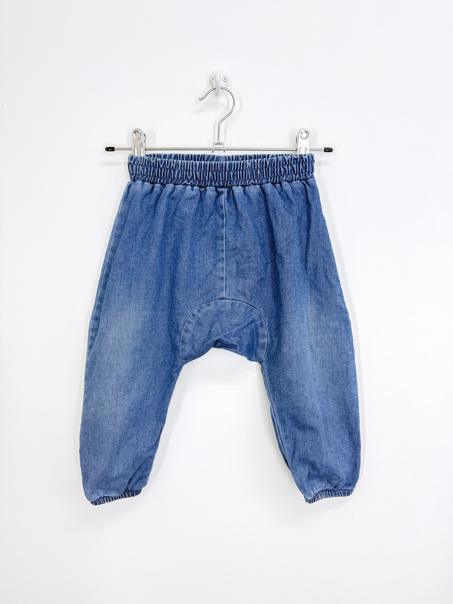 Bonds soft denim joggers (12-18m)