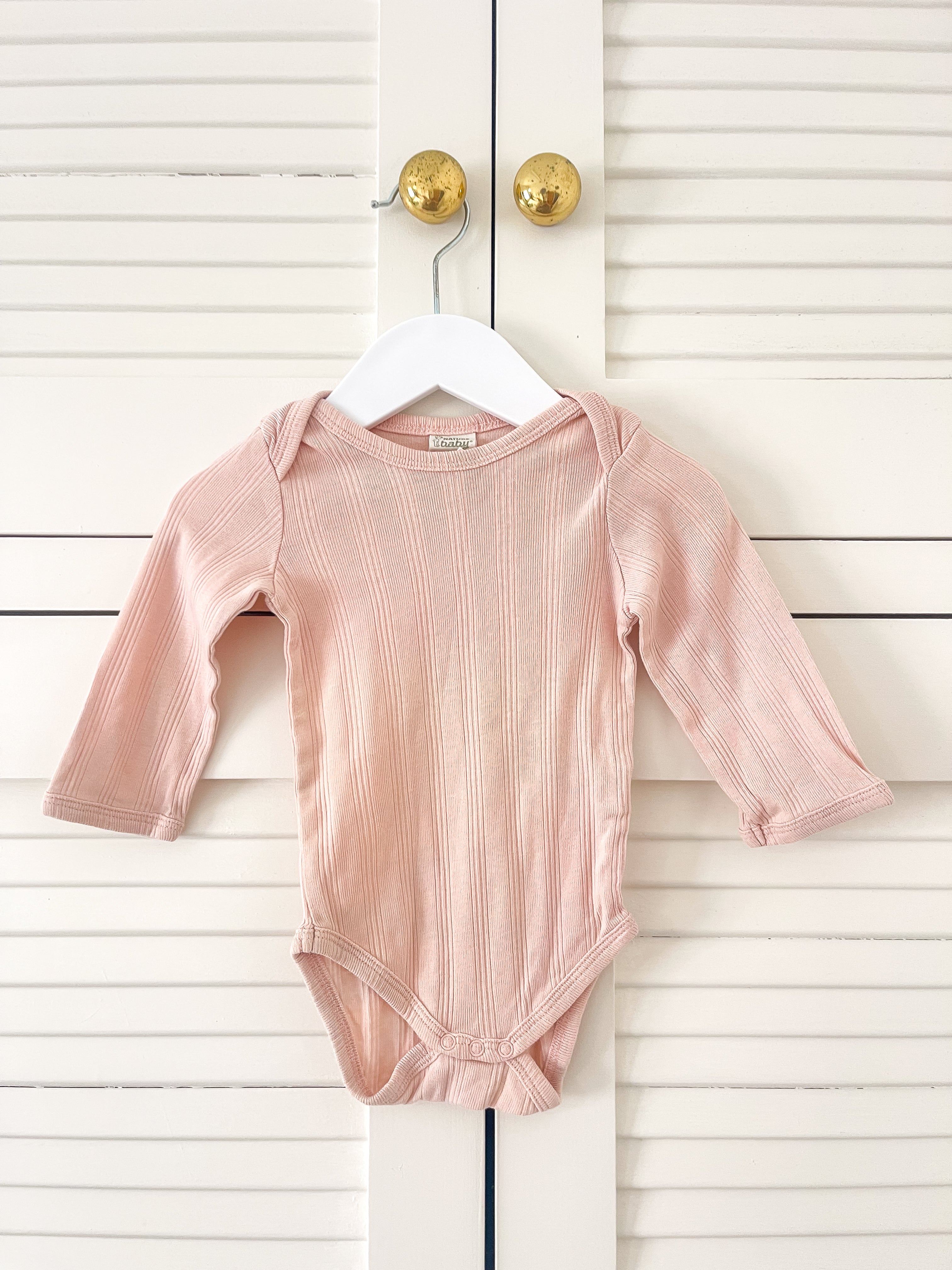 Nature Baby organic derby bodysuit - pink (1y)
