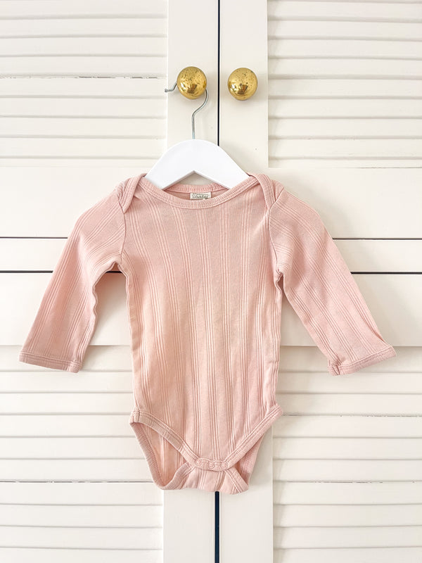 Nature Baby organic derby bodysuit - pink (1y)